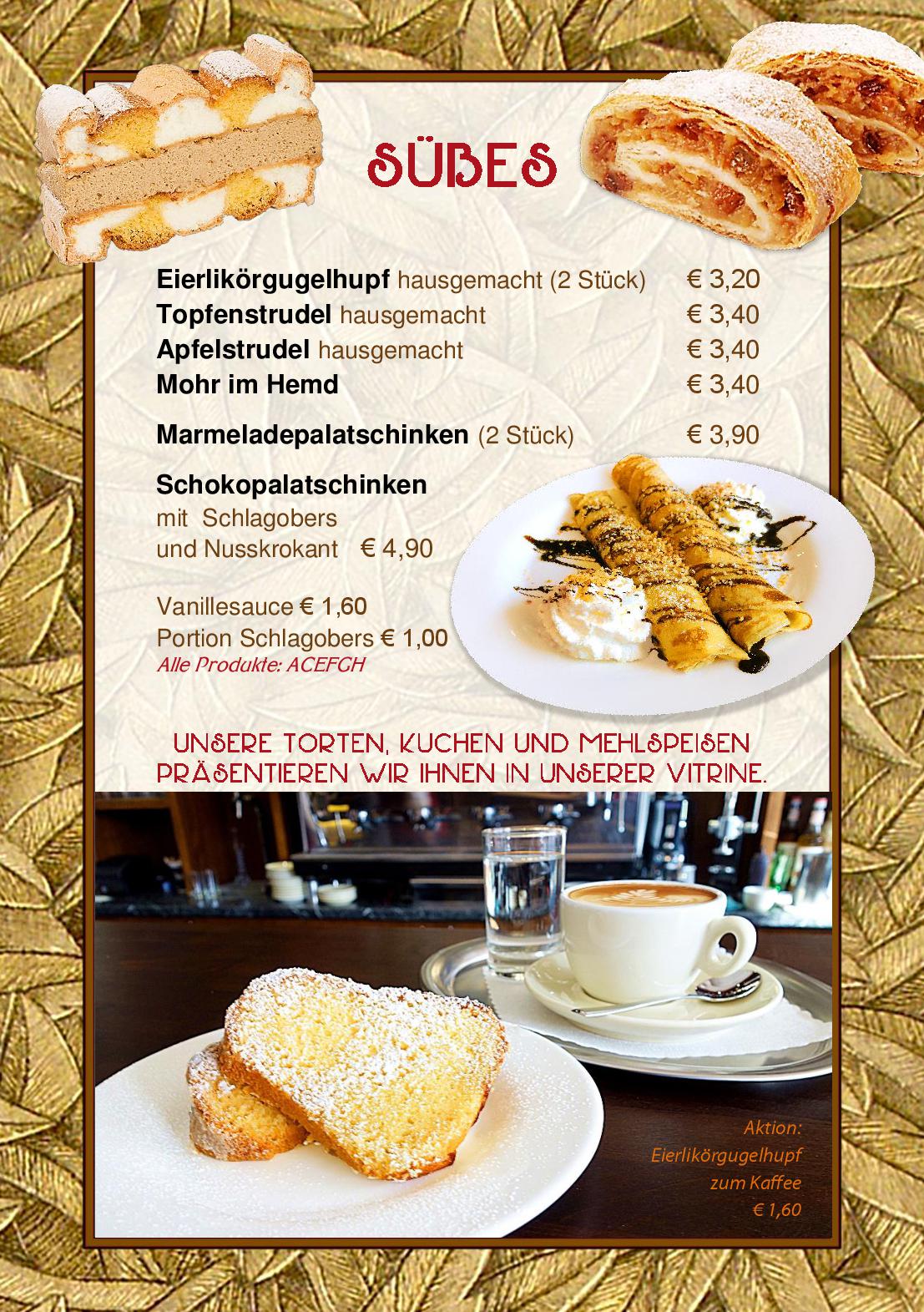Speisekarte Stadler Cafe in Wiener Neustadt, Seite 7