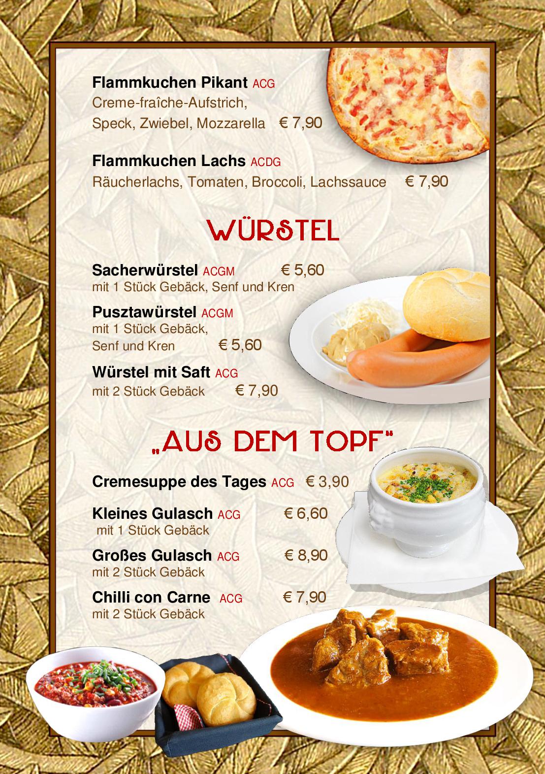 Speisekarte Stadler Cafe in Wiener Neustadt, Seite 9