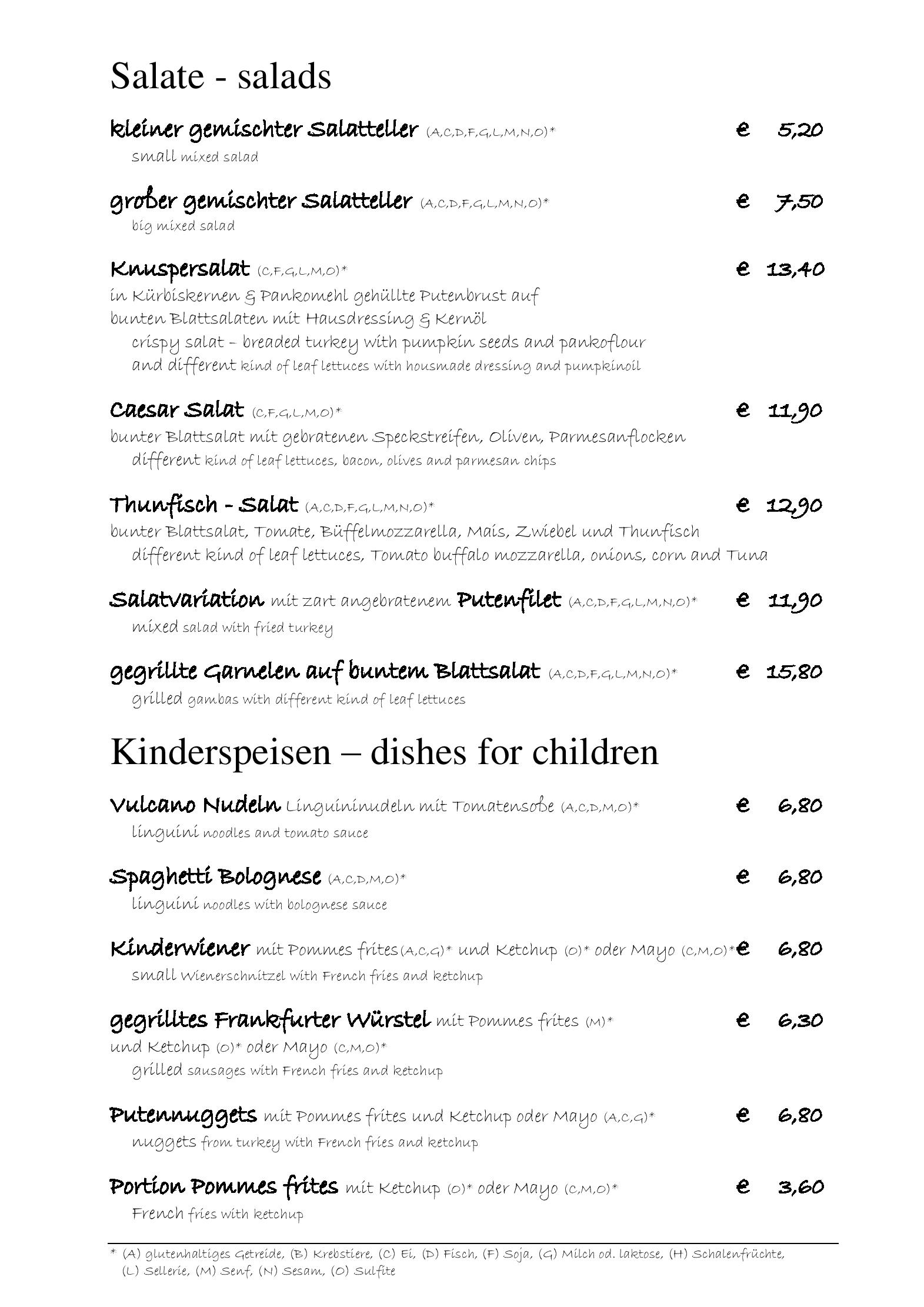 Speisekarte Genuss Schmied n in Kramsach, Seite 9