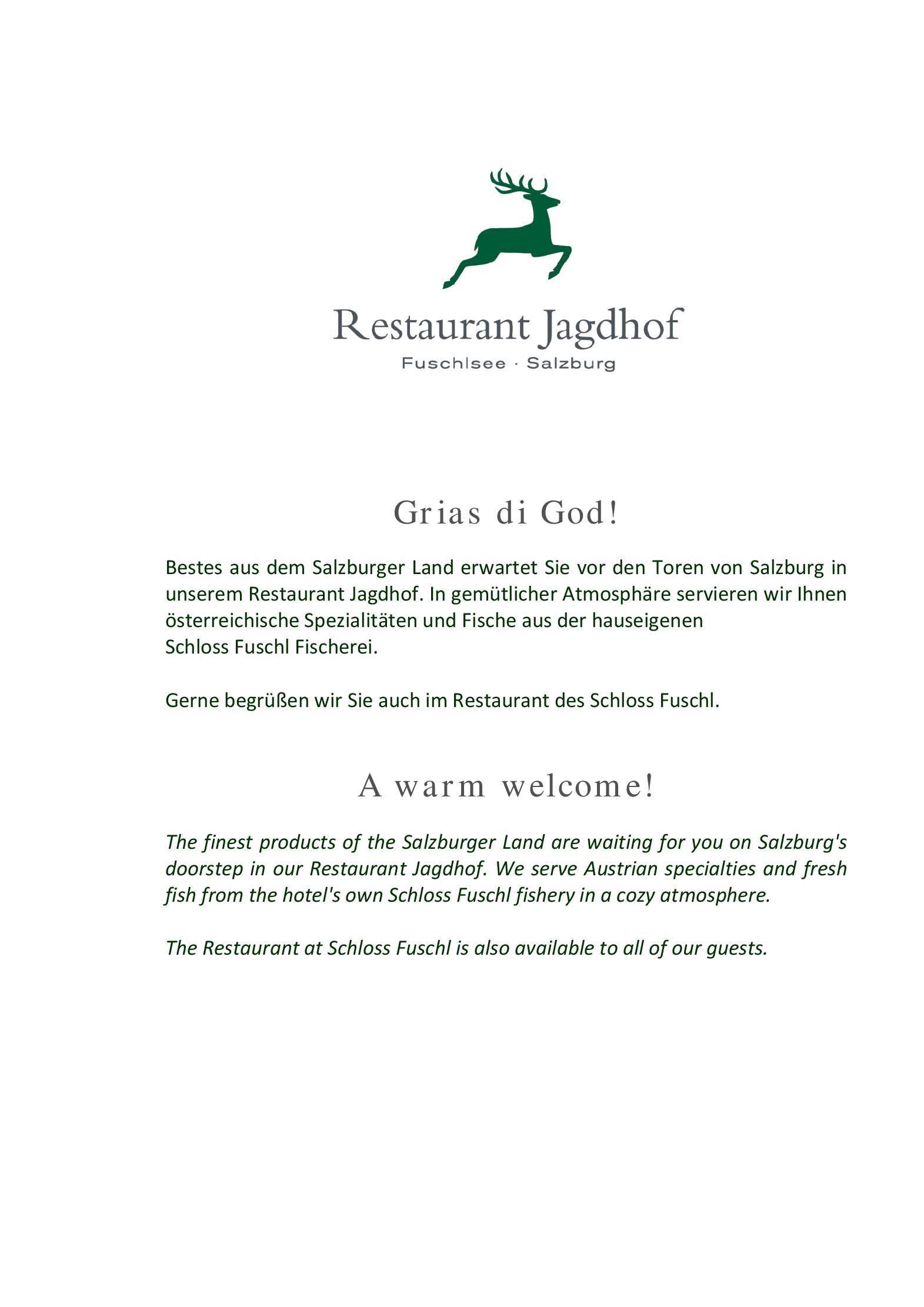 Speisekarte DIE GRILLEREI - steak & fish in Salzburg, Seite 2