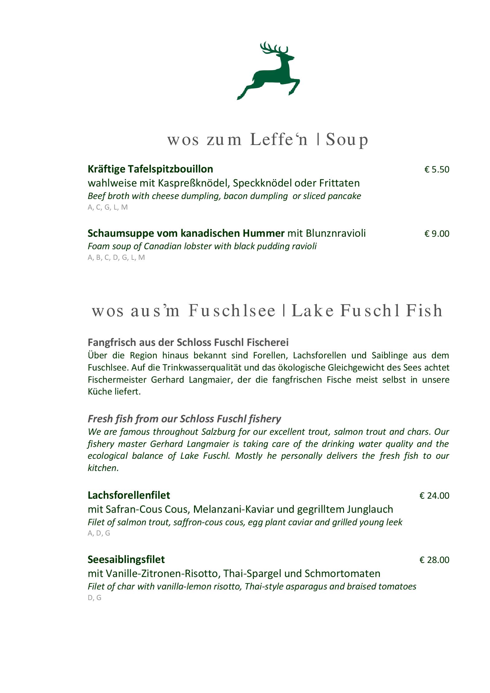 Speisekarte DIE GRILLEREI - steak & fish in Salzburg, Seite 4