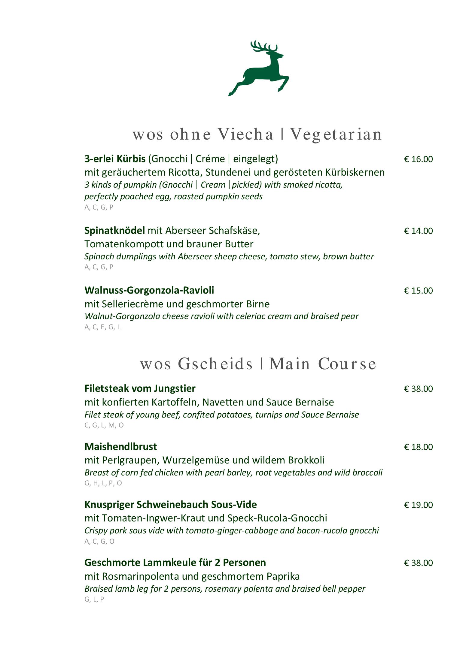 Speisekarte DIE GRILLEREI - steak & fish in Salzburg, Seite 5