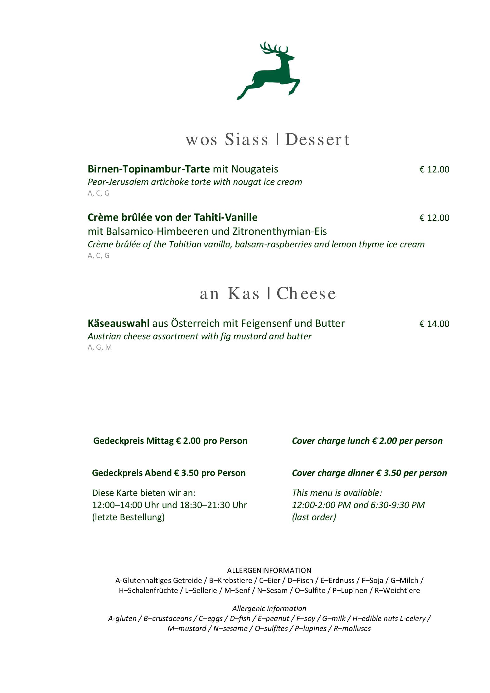 Speisekarte DIE GRILLEREI - steak & fish in Salzburg, Seite 7