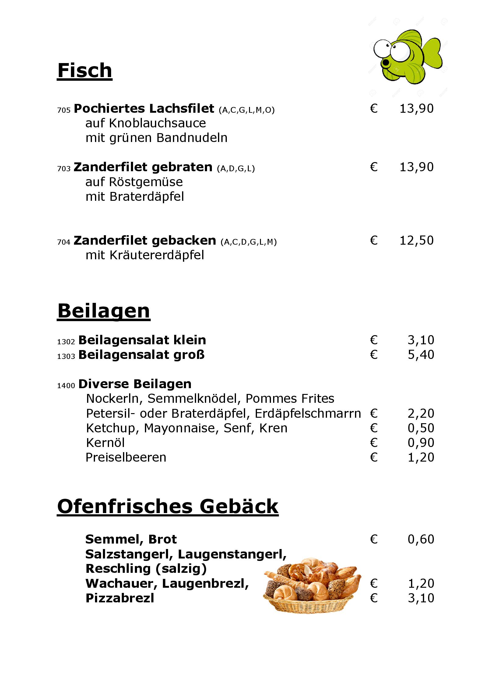 Speisekarte Cafe-Restaurant Kalvarienberg in Wien, Seite 7