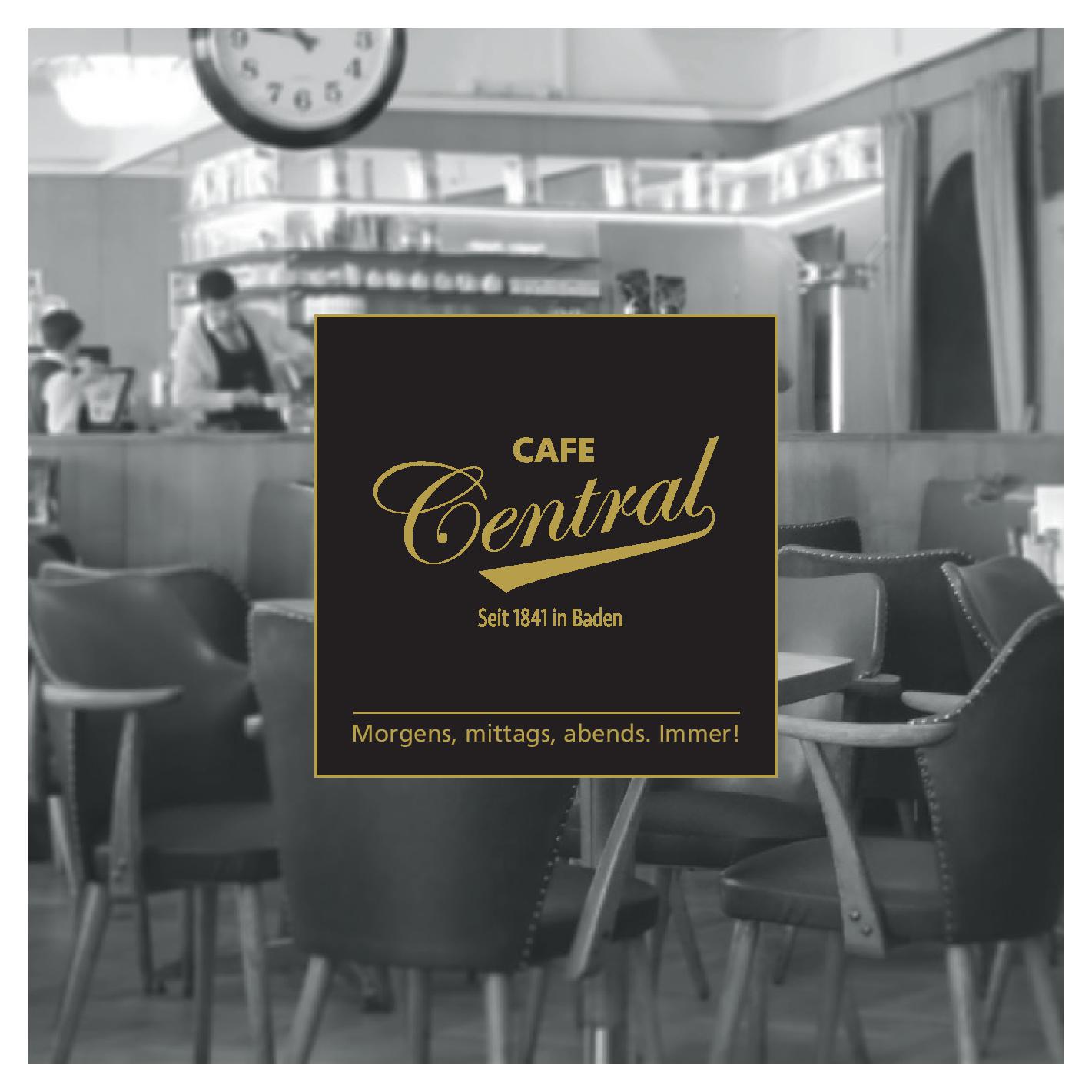 Speisekarte Cafe Central in Baden, Seite 6