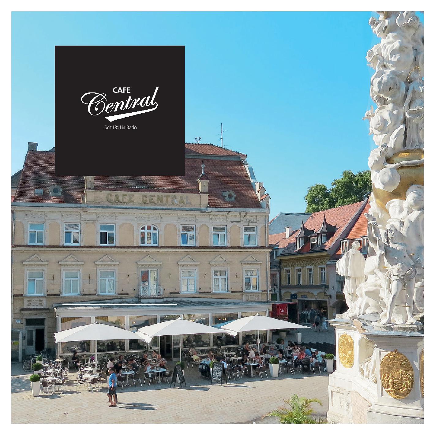 Speisekarte Cafe Central in Baden, Seite 18