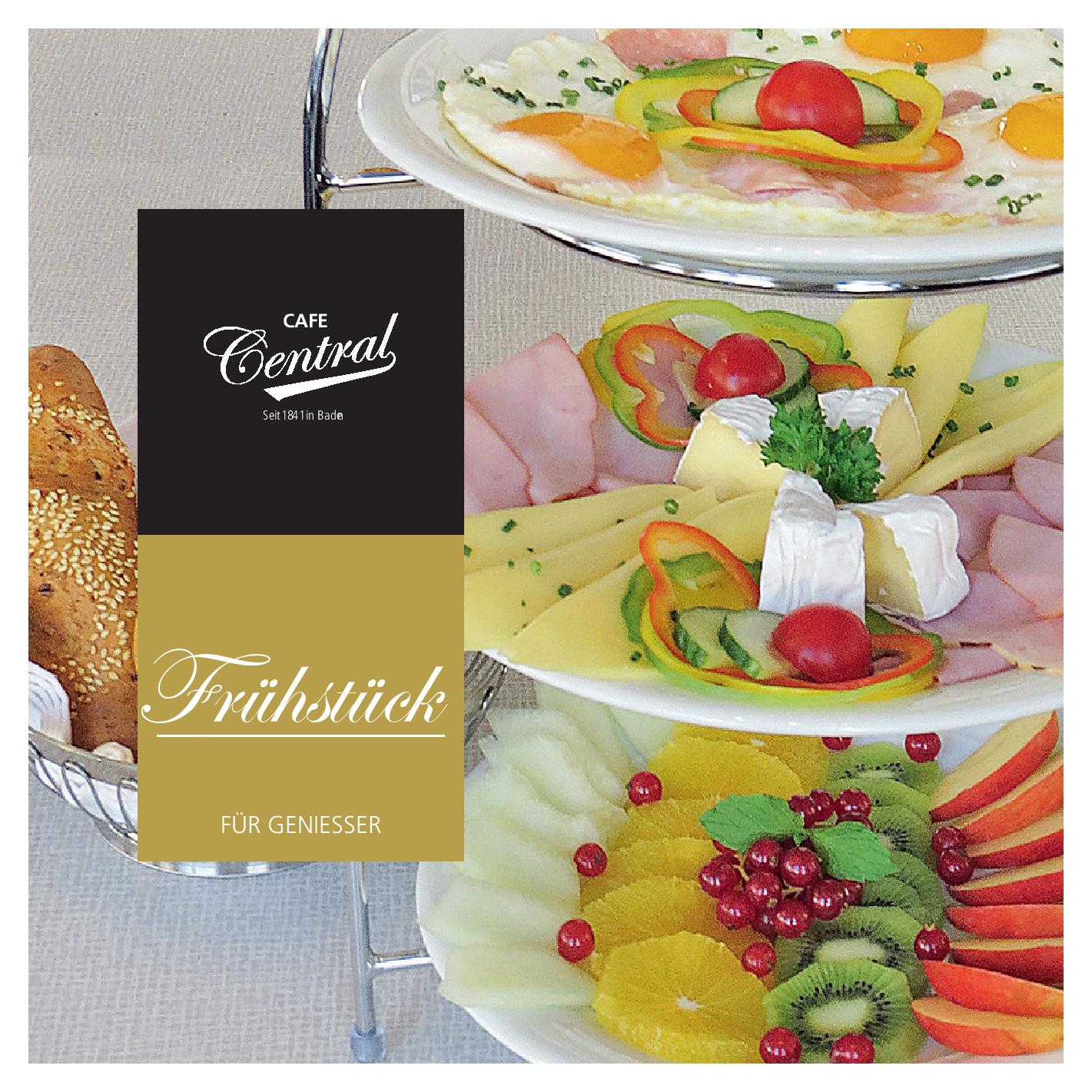 Speisekarte Cafe Central in Baden, Seite 9