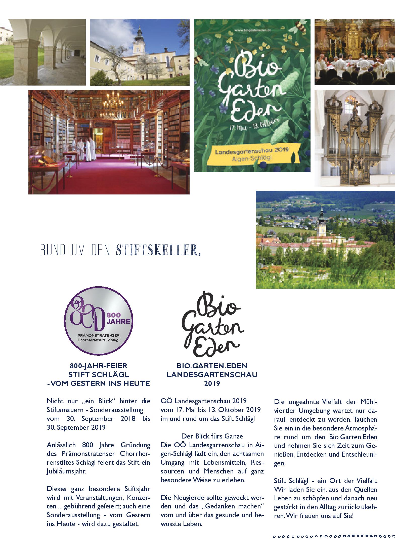 Speisekarte Stift Schlägl in Aigen-Schlägl, Seite 13