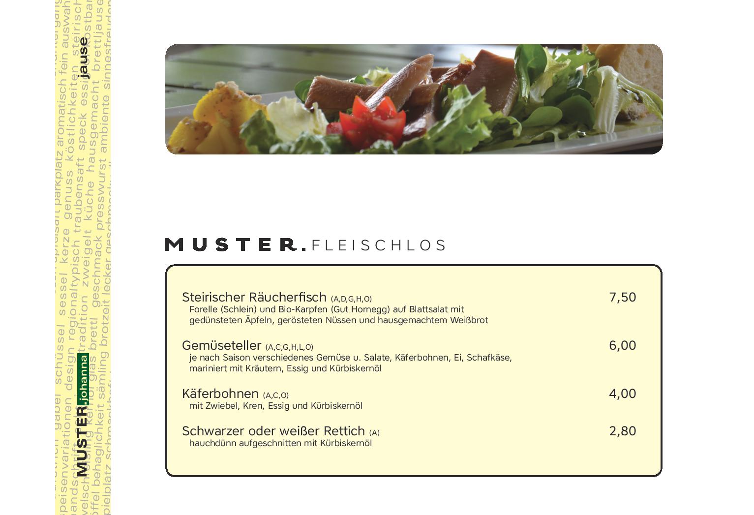 Speisekarte Muster in Gamlitz, Seite 16
