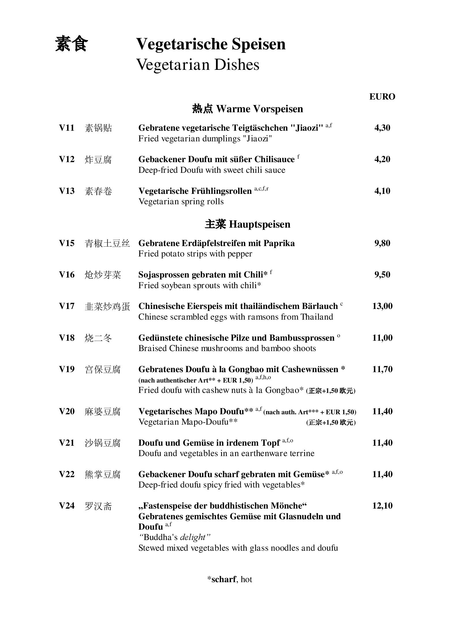 Speisekarte China-Restaurant Sichuan in Wien, Seite 17