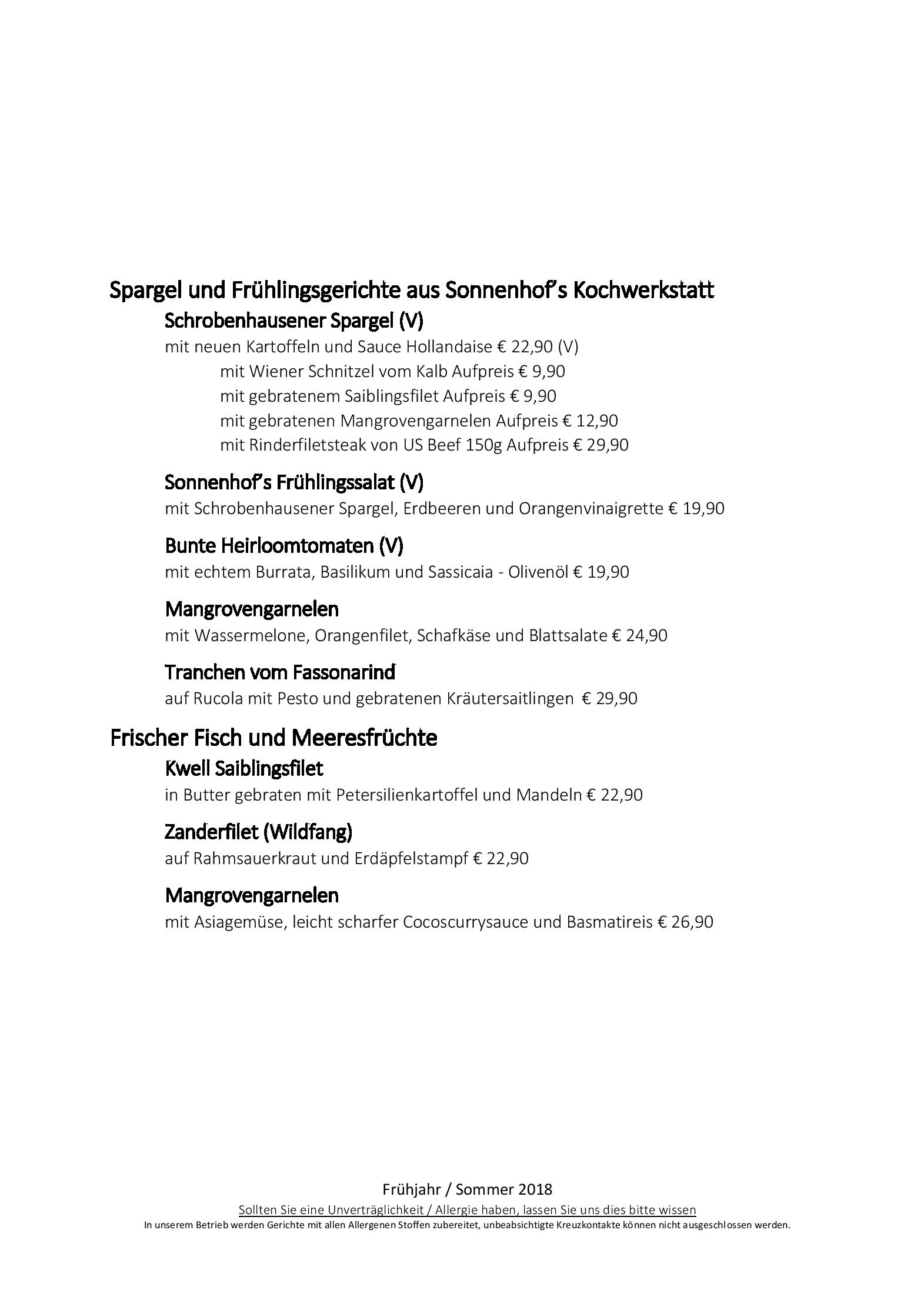 Speisekarte Genießerwirtshaus 'das Müllers' in Grän, Seite 17