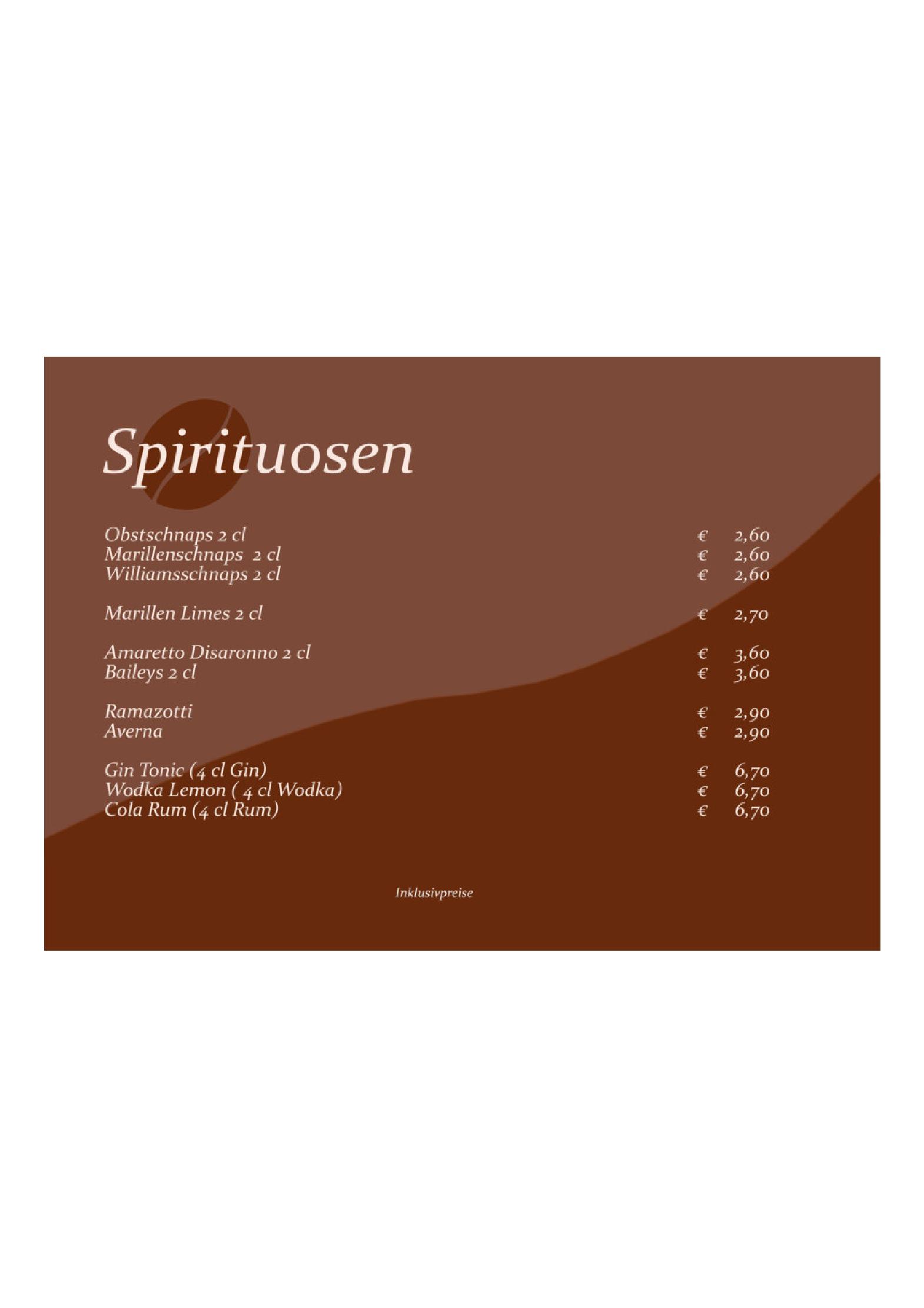 Speisekarte Cafe 172, Neuschäfer John-Patrick in Koessen, Seite 29