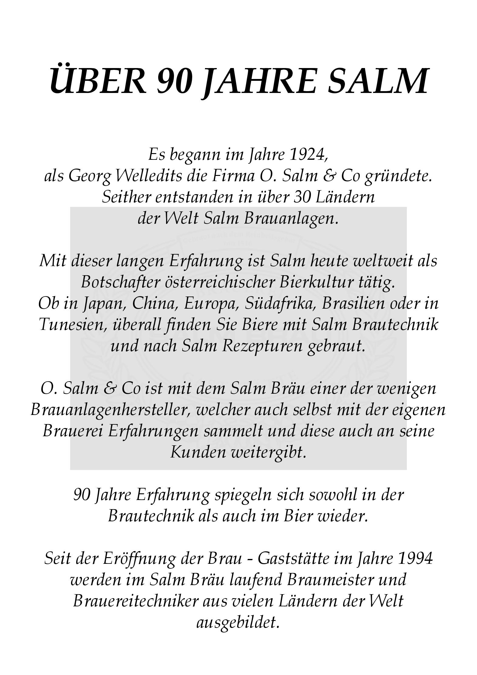 Speisekarte SALM BRÄU Ges.m.b.H in Wien, Seite 14