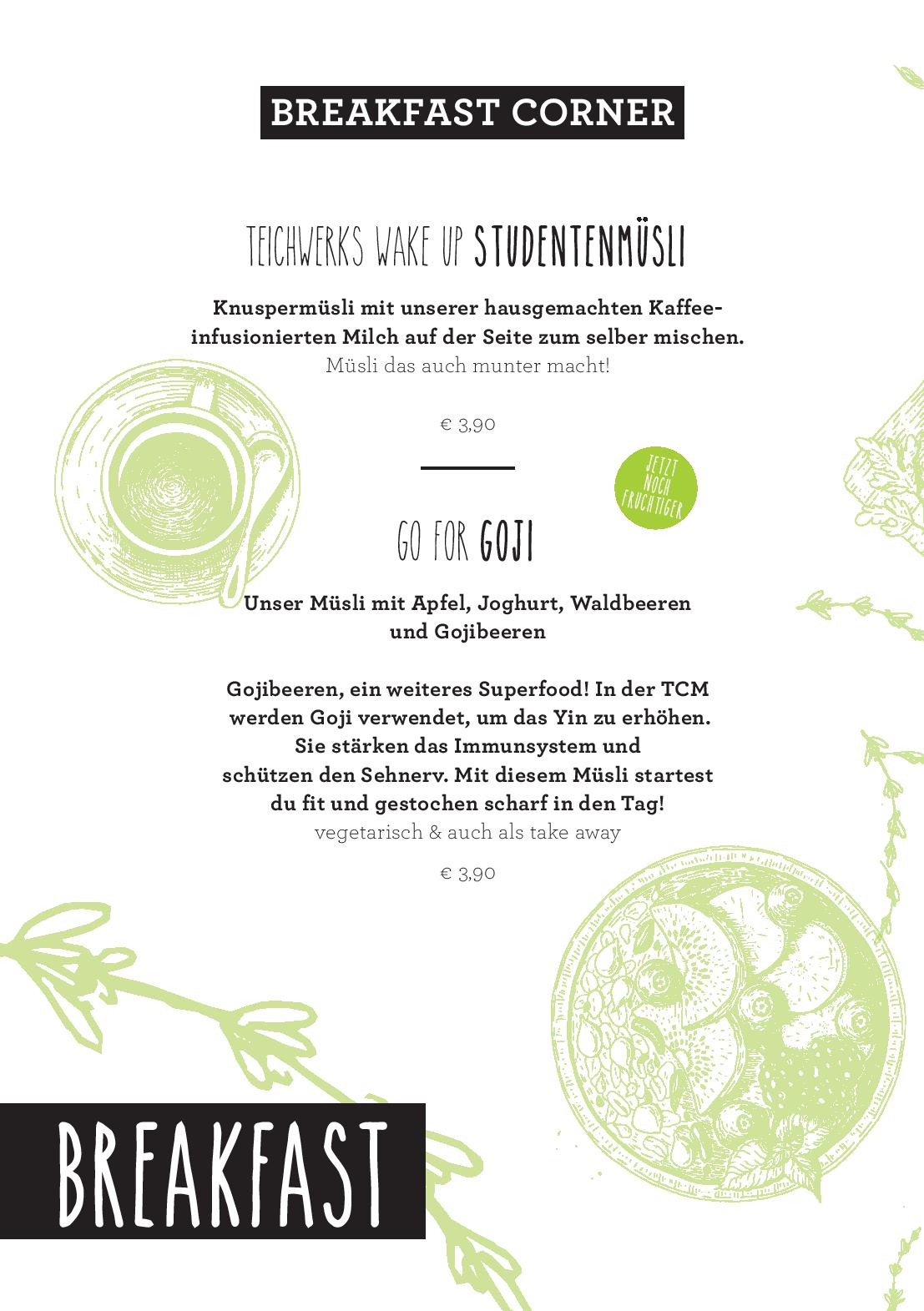 Speisekarte JKU Teichwerk in Linz, Seite 4