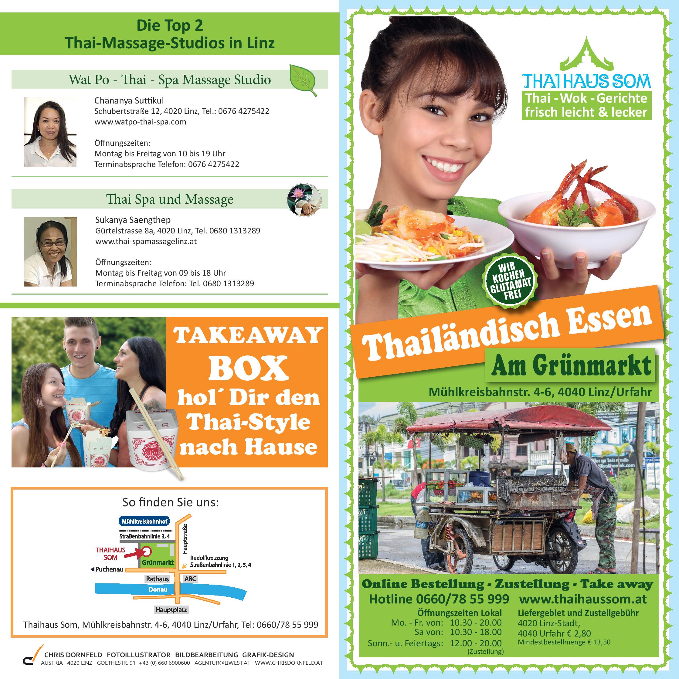 Speisekarte Thaihaus Som in Linz, Seite 2