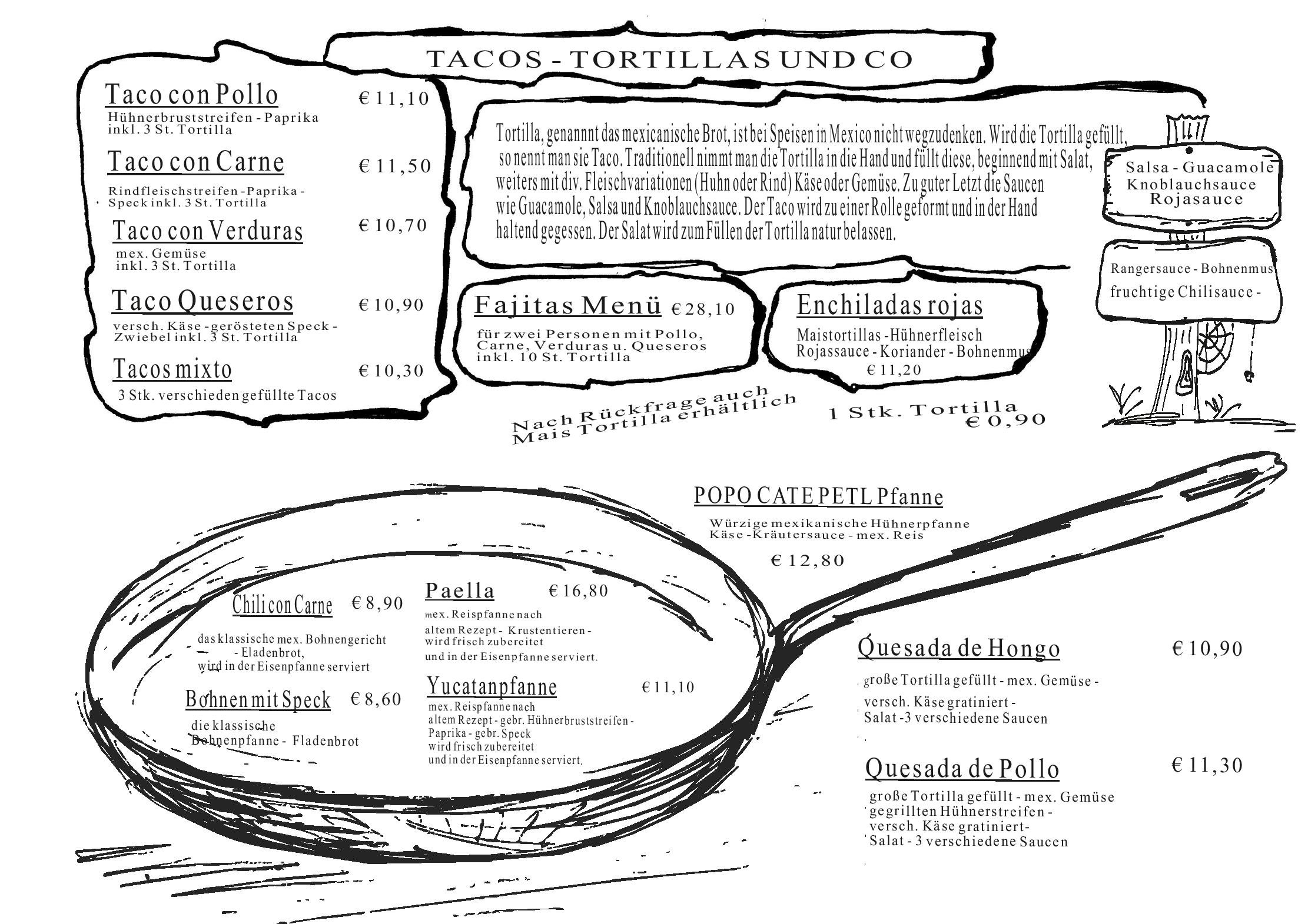 Speisekarte La Hacienda im Weinviertel in Wilfersdorf, Seite 7