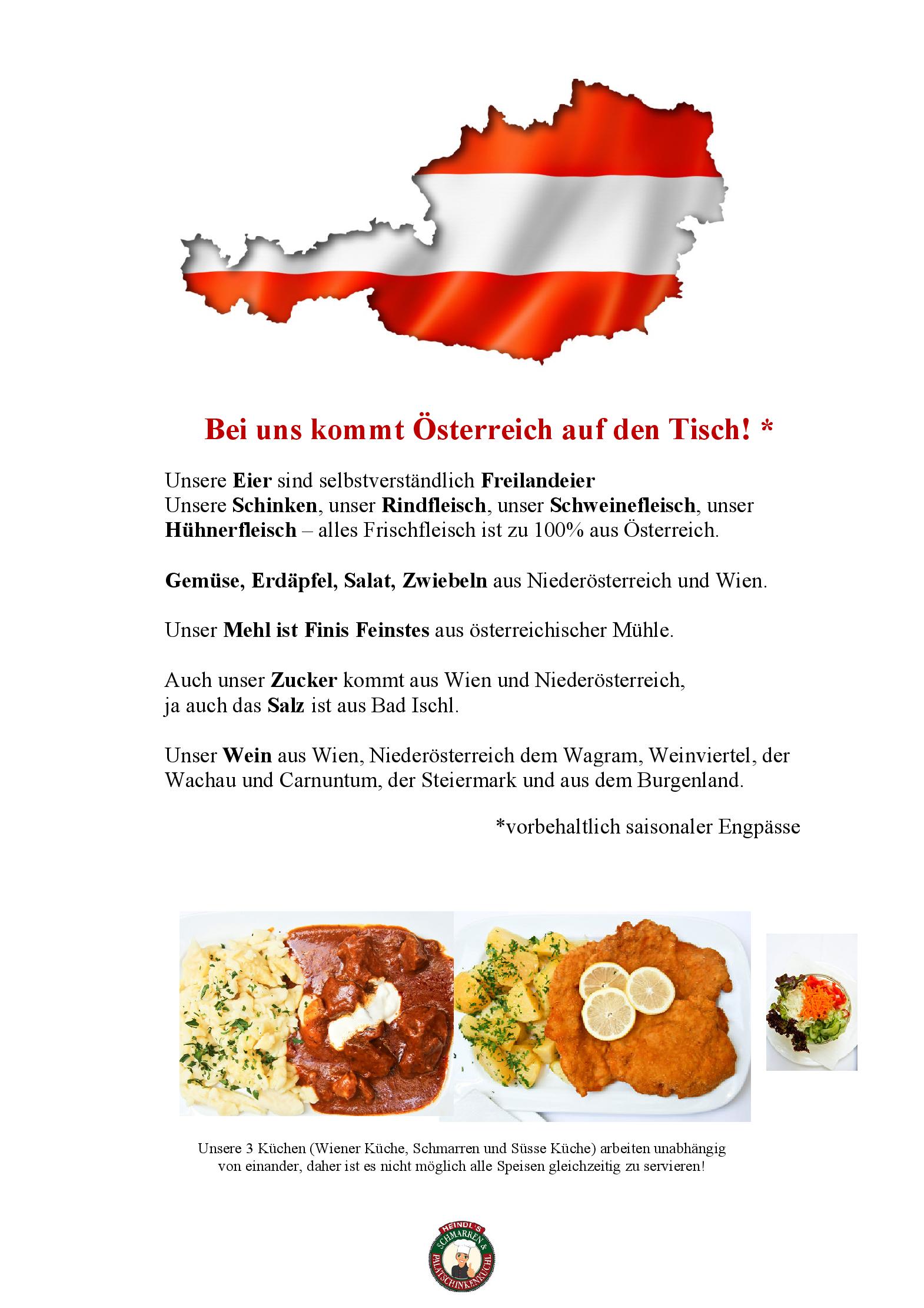 Speisekarte Heindl s Schmarren & Palatschinkenkuchl in Wien, Seite 19
