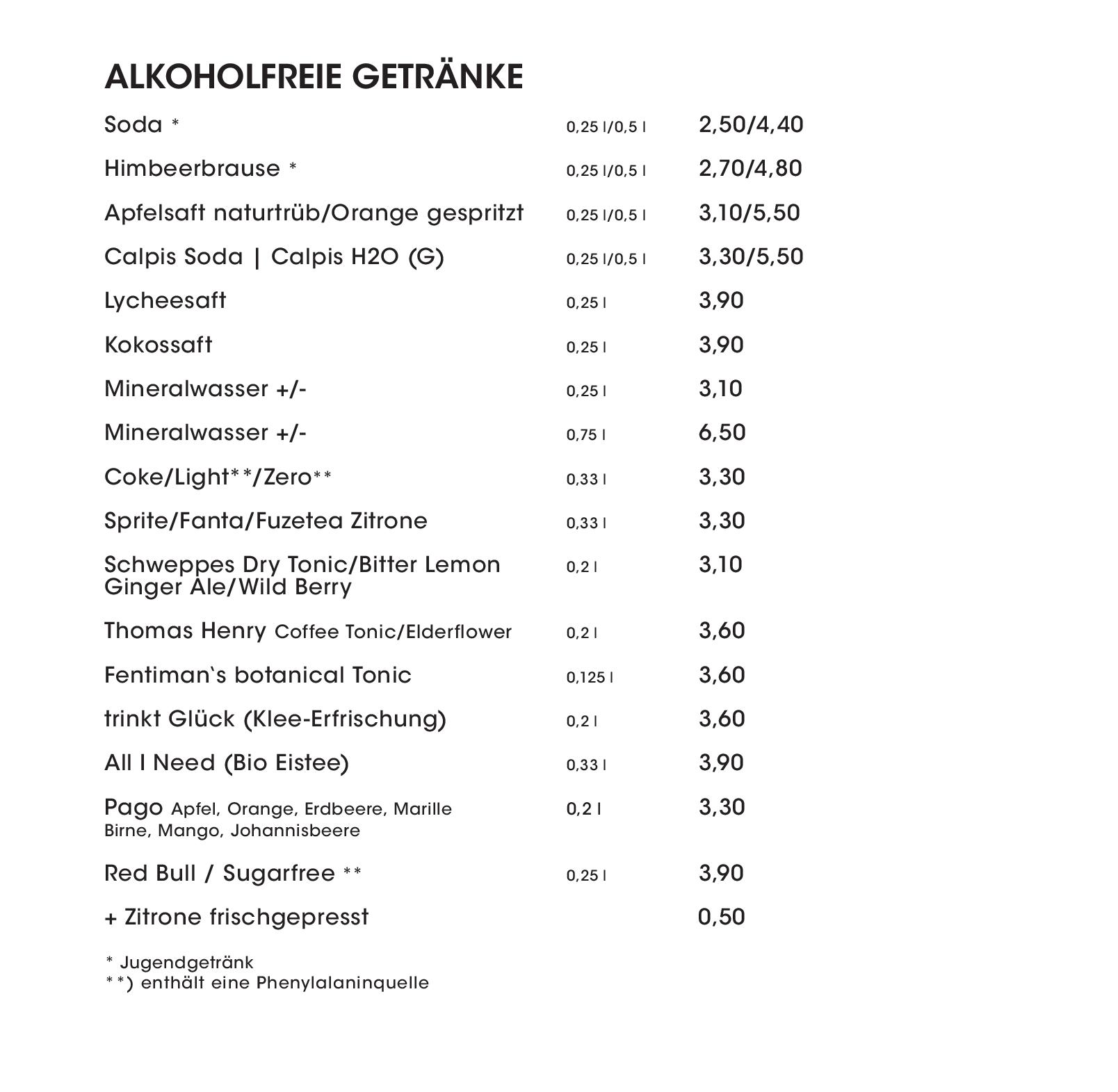 Speisekarte Shanghai Tan in Wien, Seite 35