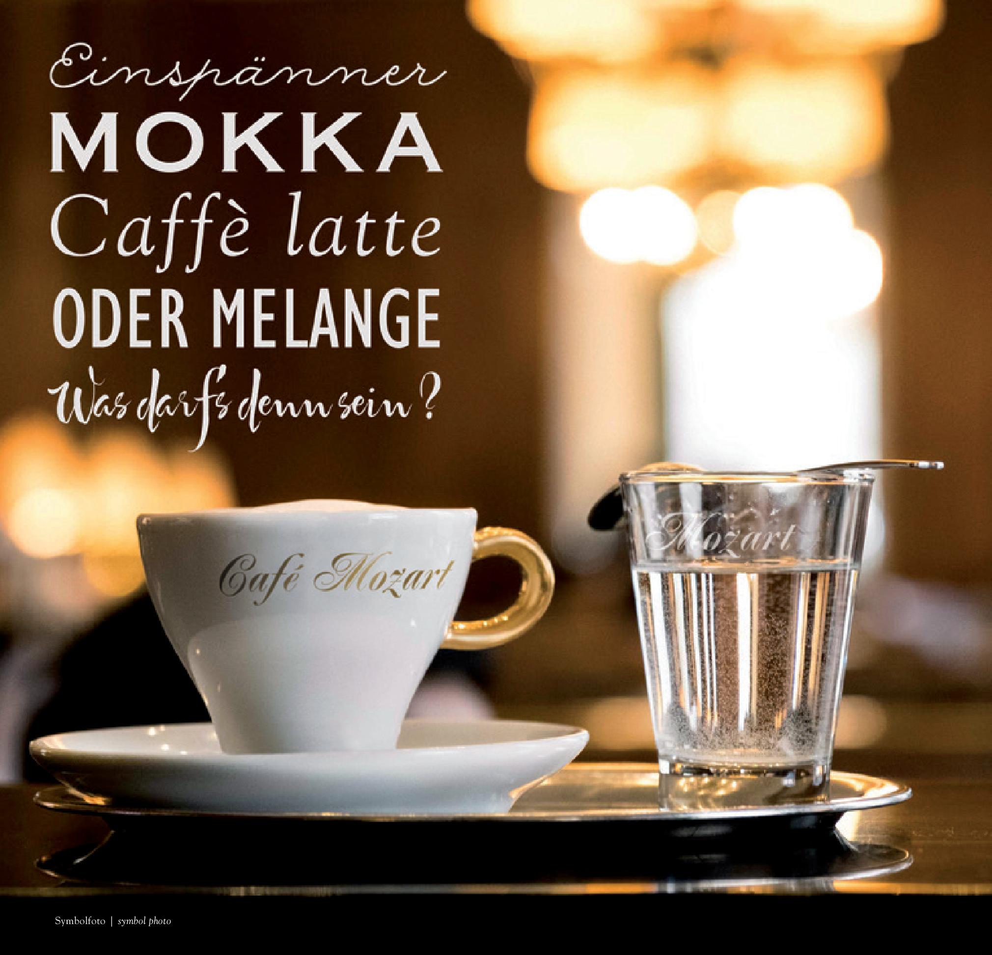 Speisekarte Café Mozart in Wien, Seite 6
