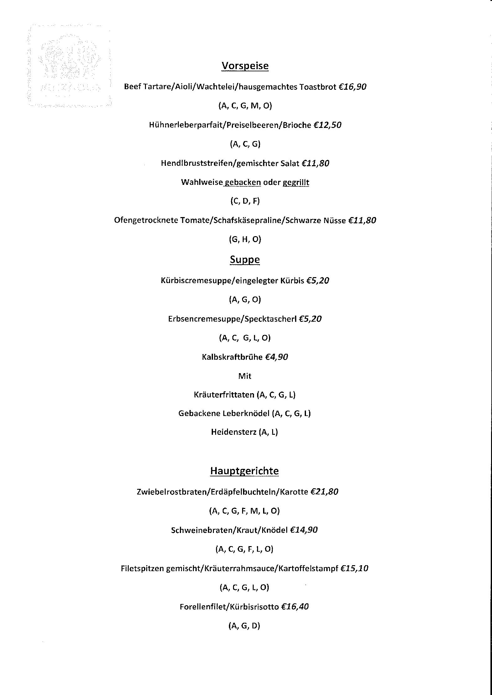 Speisekarte Wir:zhaus in St. Radegund bei Graz, Seite 5