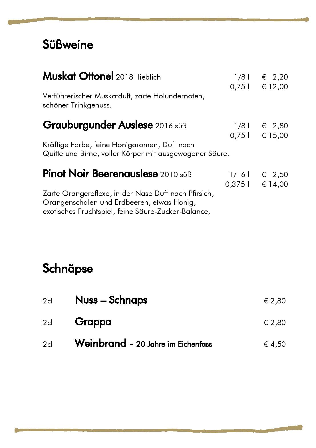 Speisekarte Weingut-Eberherr in Margarethen, Seite 13
