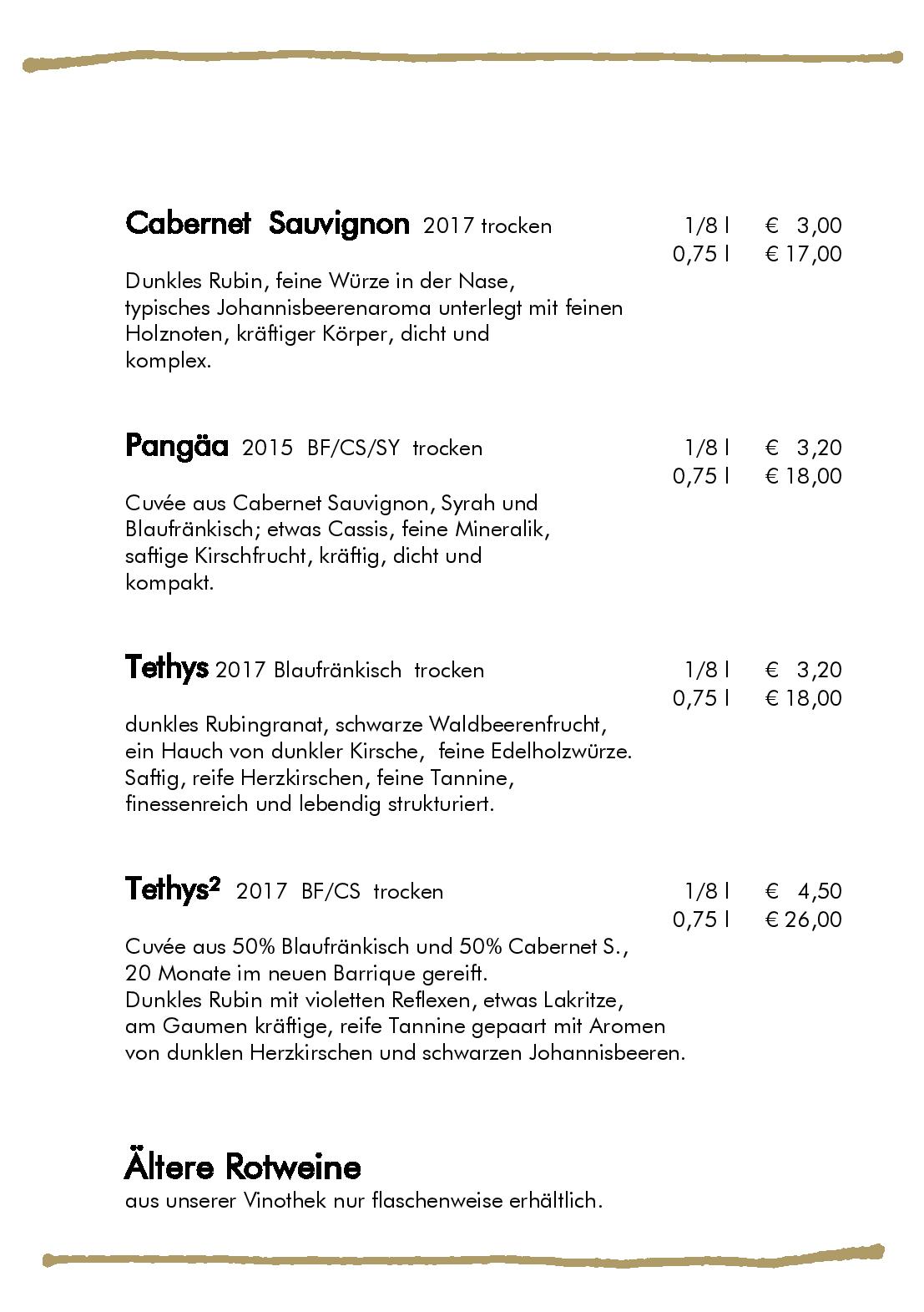 Speisekarte Weingut-Eberherr in Margarethen, Seite 16
