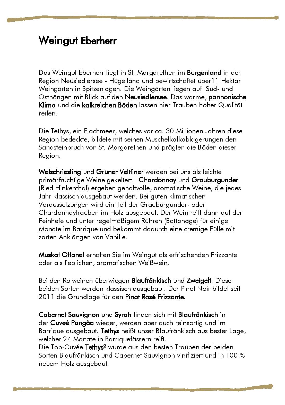Speisekarte Weingut-Eberherr in Margarethen, Seite 8