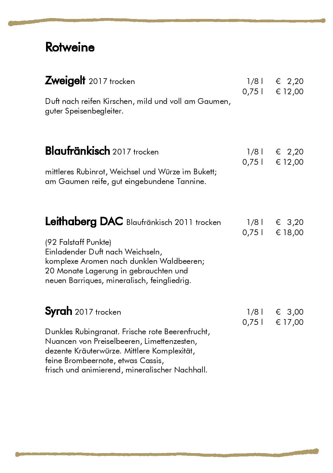 Speisekarte Weingut-Eberherr in Margarethen, Seite 9