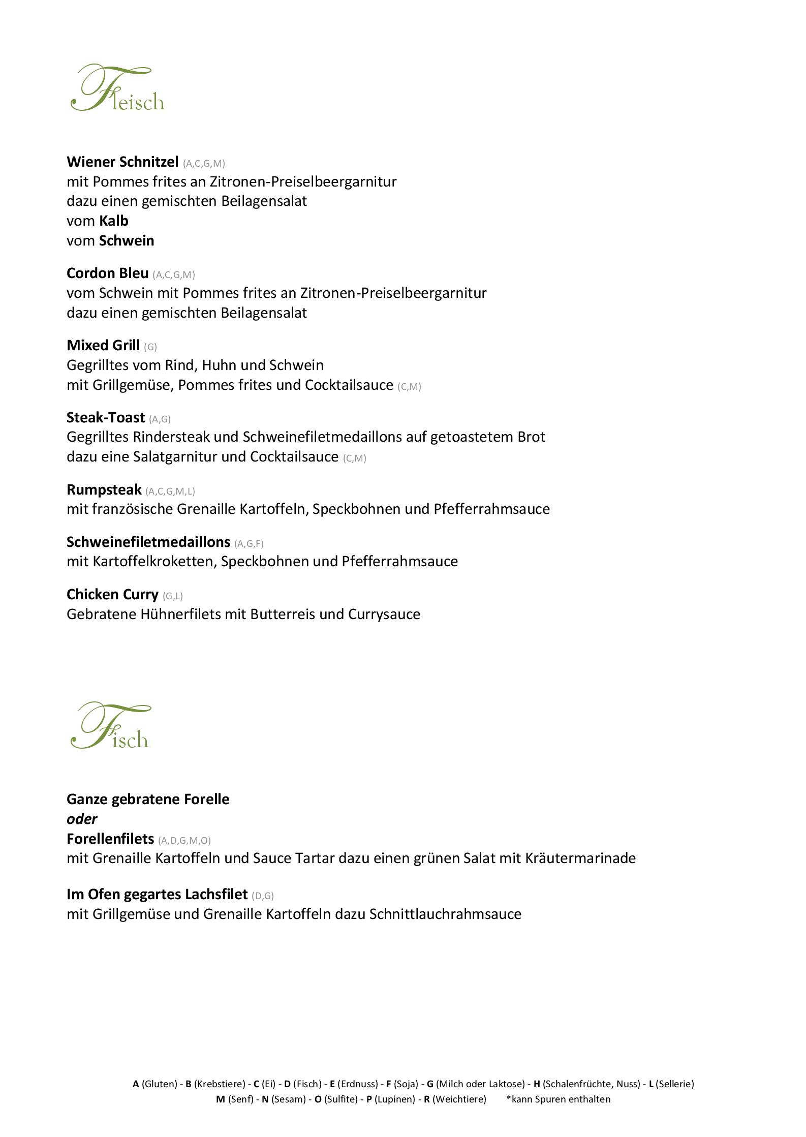 Speisekarte Seerestaurant Ried in Ried im Oberinntal, Seite 4
