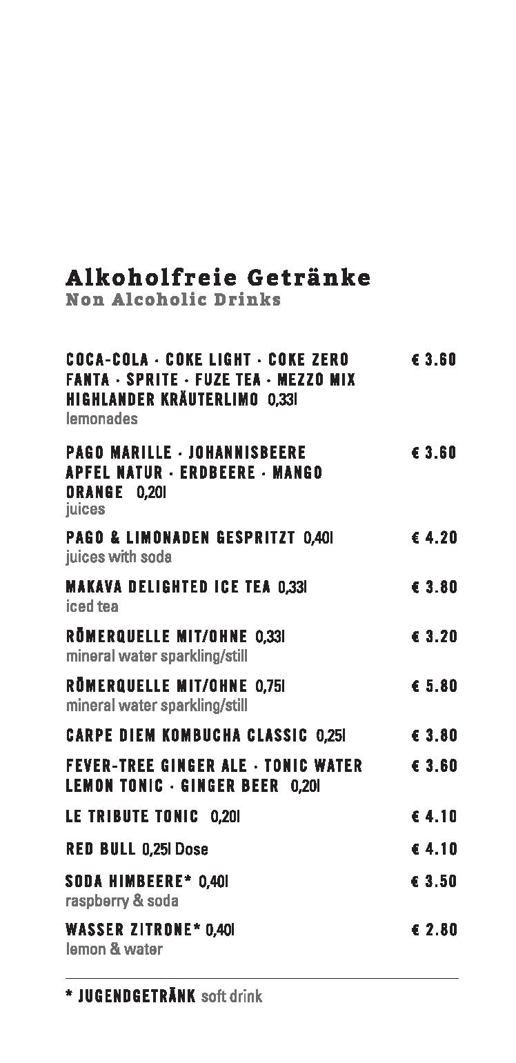 Speisekarte Restaurant Charles in Villach, Seite 6
