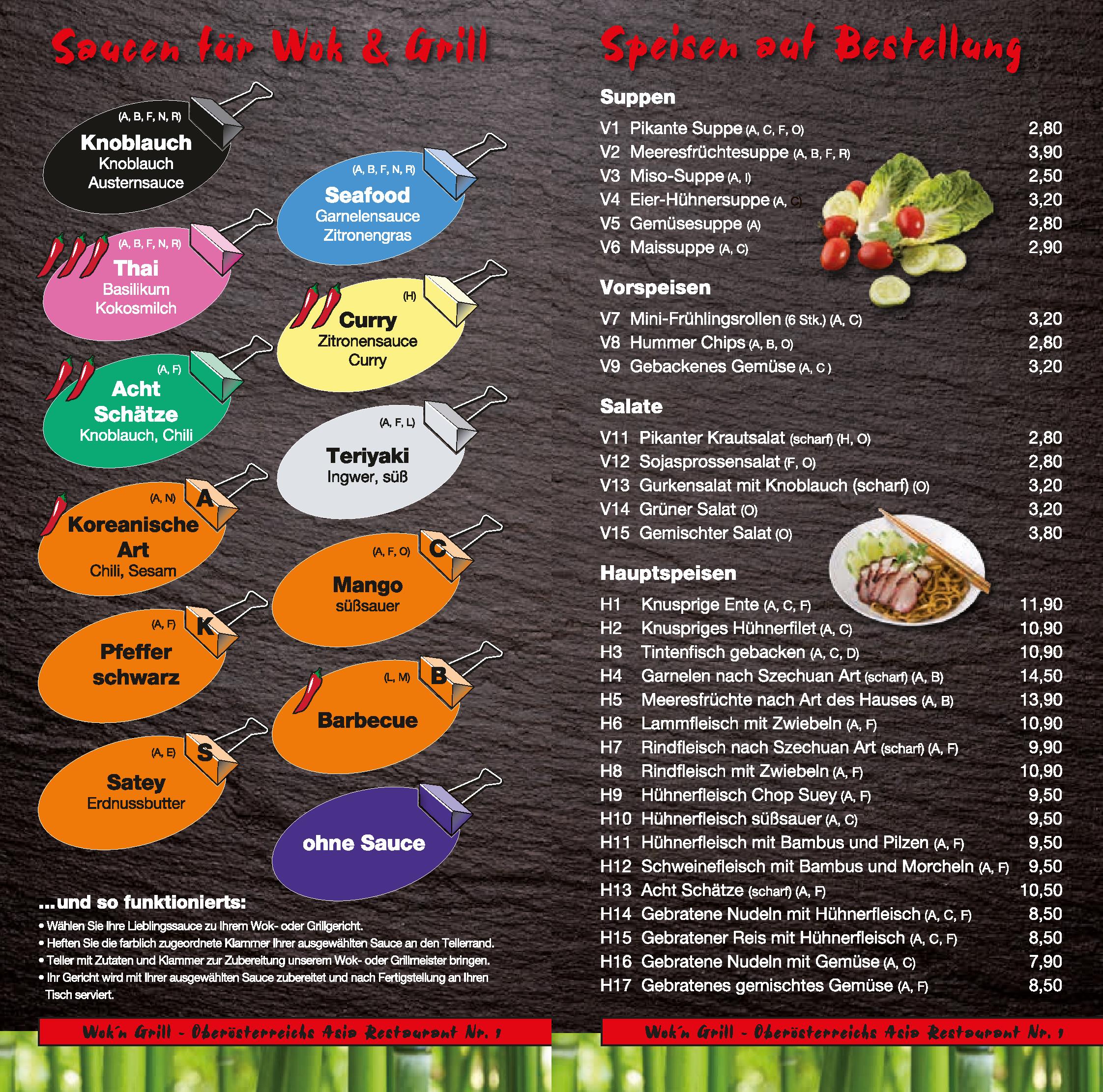 Speisekarte Sino Wok GmbH - Wok n Grill in Leonding, Seite 9