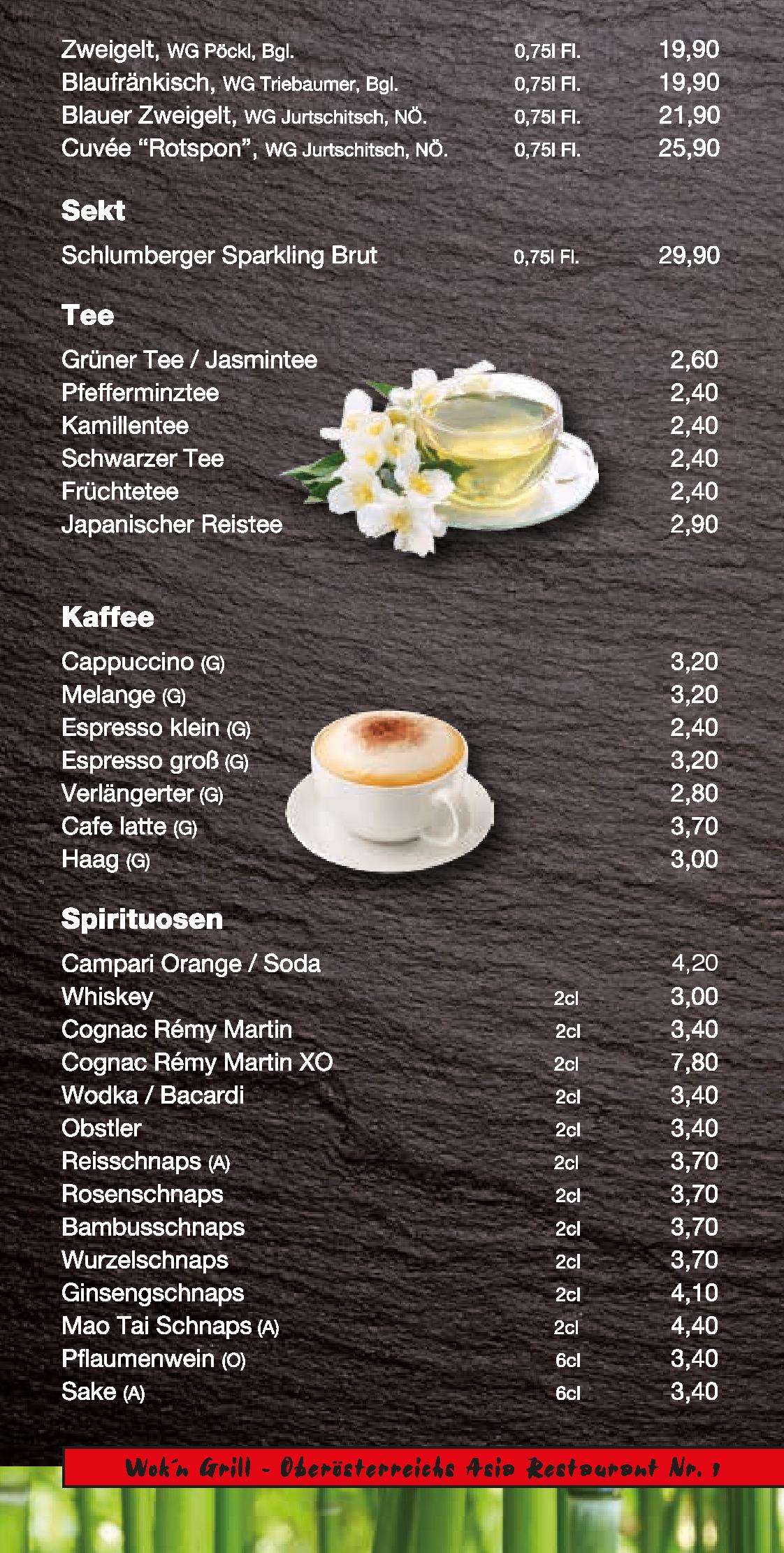 Speisekarte Sino Wok GmbH - Wok n Grill in Leonding, Seite 3