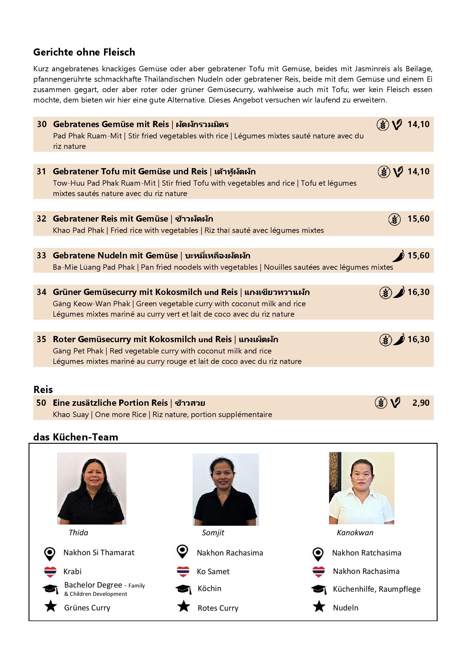 Speisekarte Thai Asien Haus in Feldkirch, Seite 7