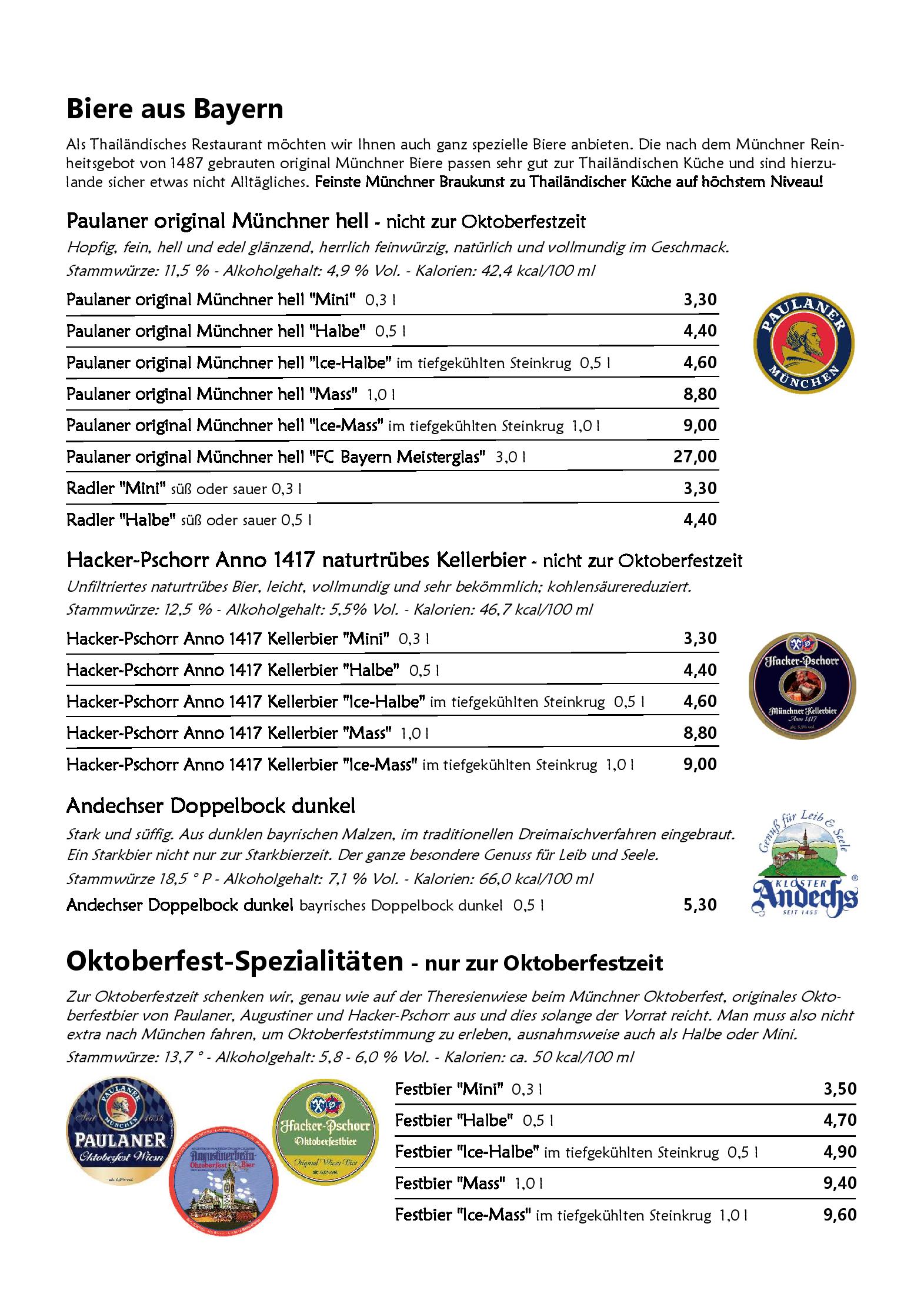 Speisekarte Thai Asien Haus in Feldkirch, Seite 12