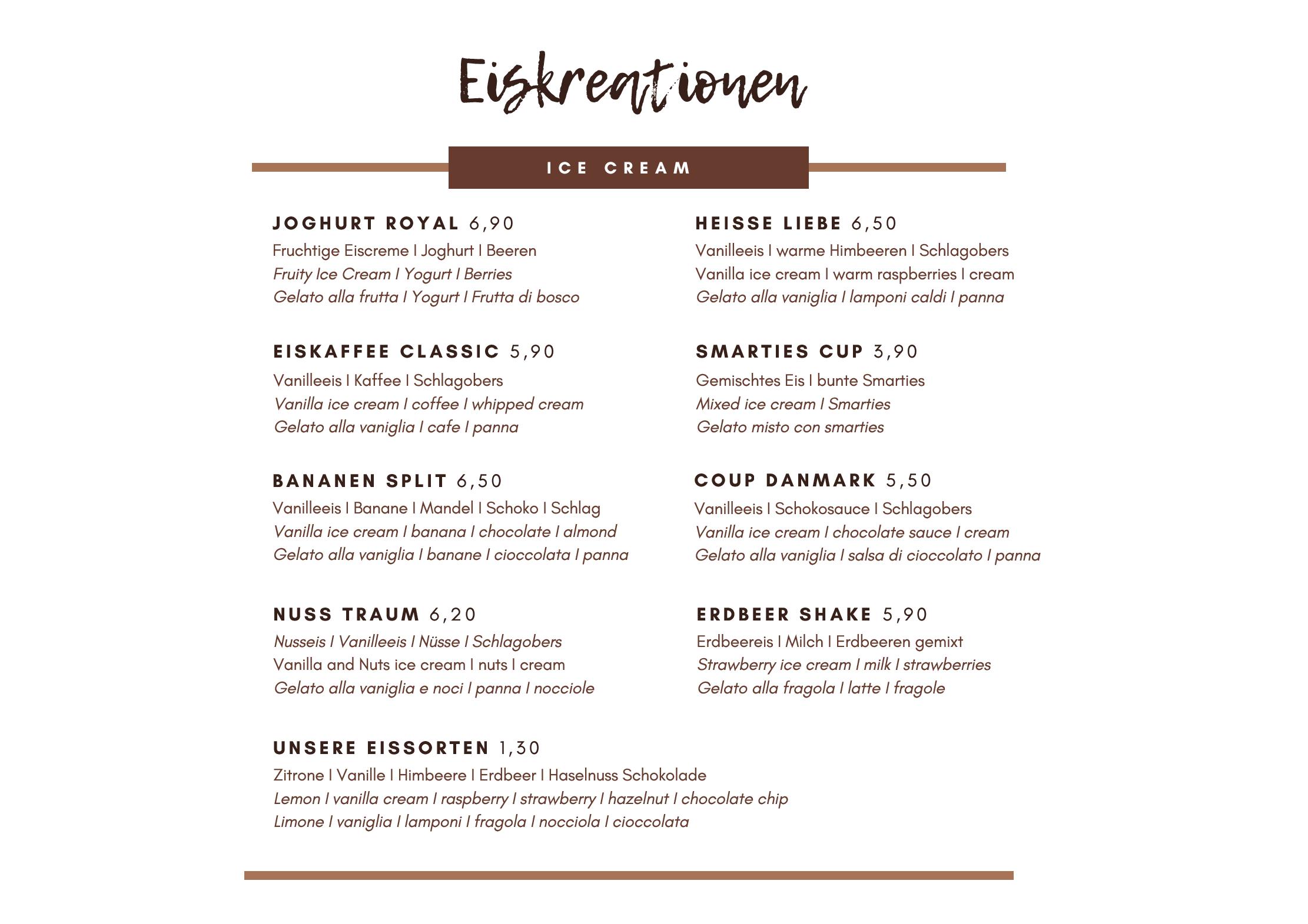 Speisekarte Restaurant Wrannissimo in Velden am Wörthersee, Seite 4