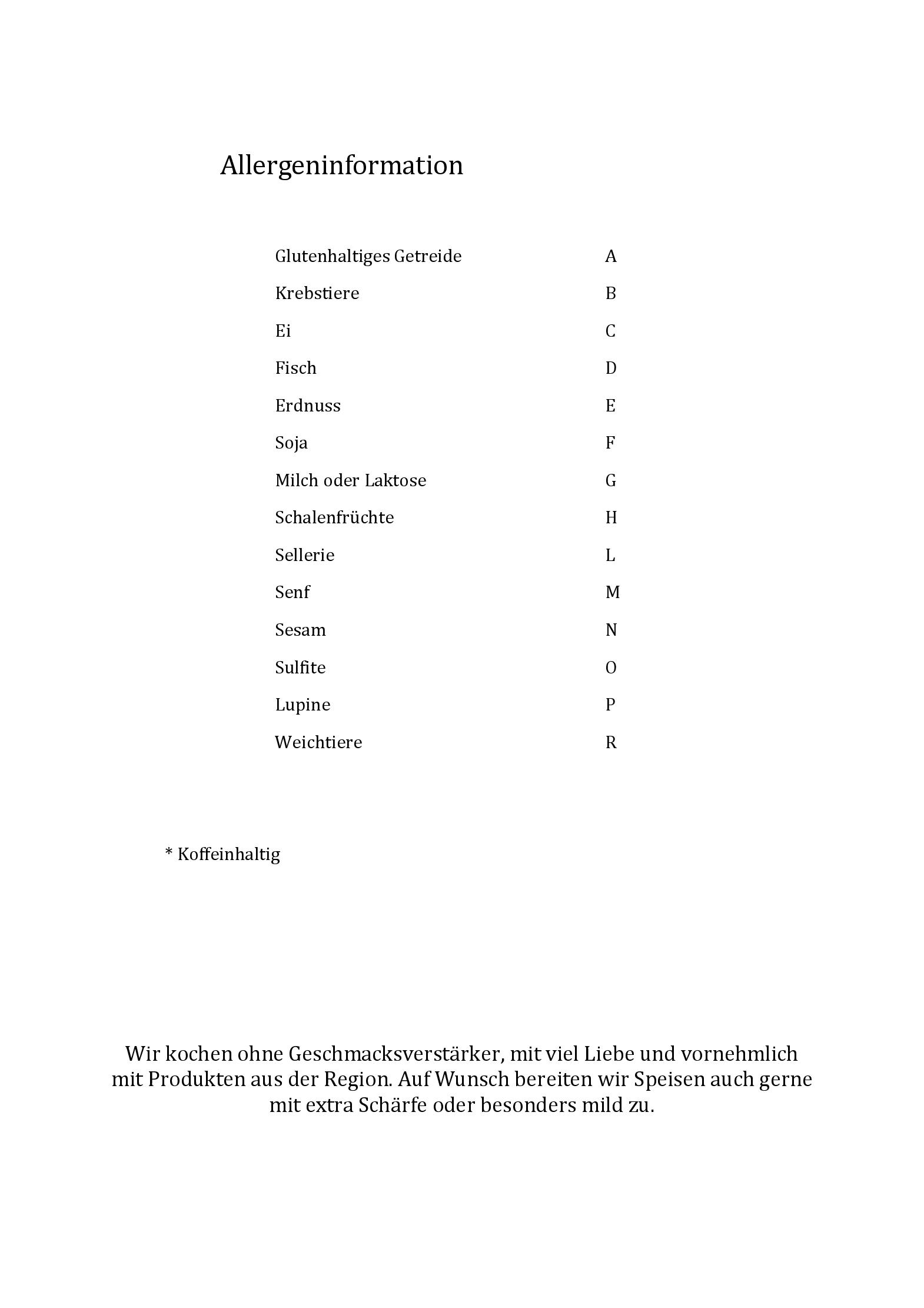 Speisekarte Noosh in Wien, Seite 5