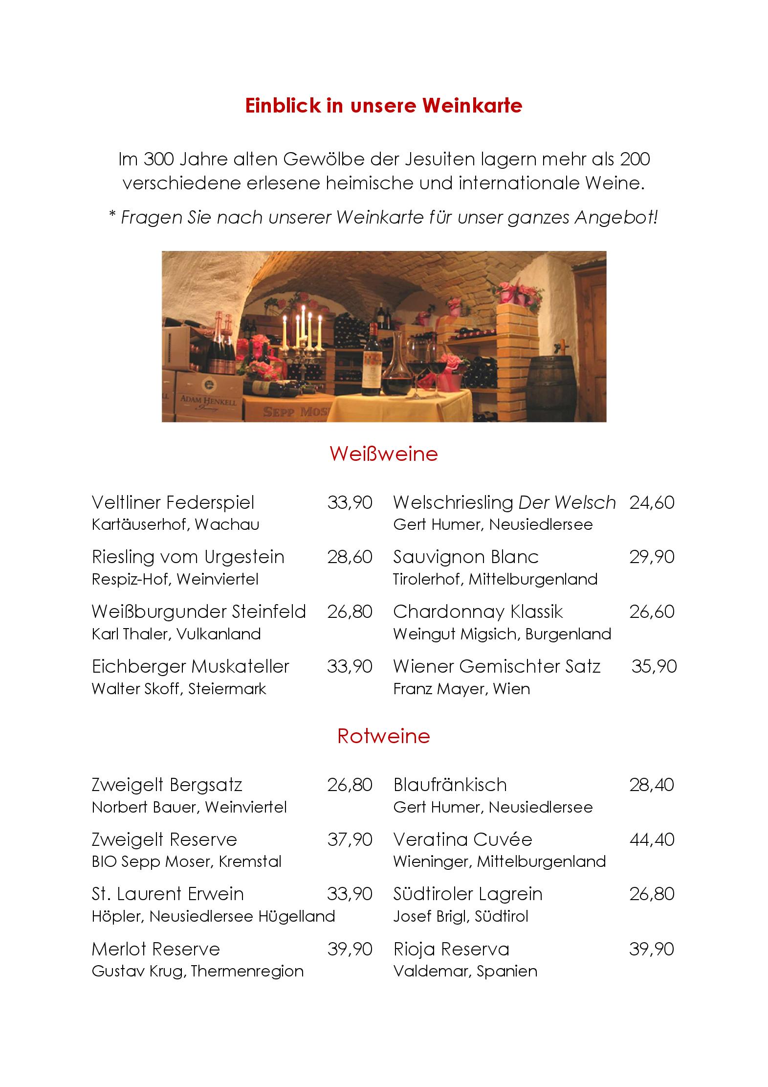 Speisekarte Wirtshaus Nattererboden in Innsbruck, Seite 4