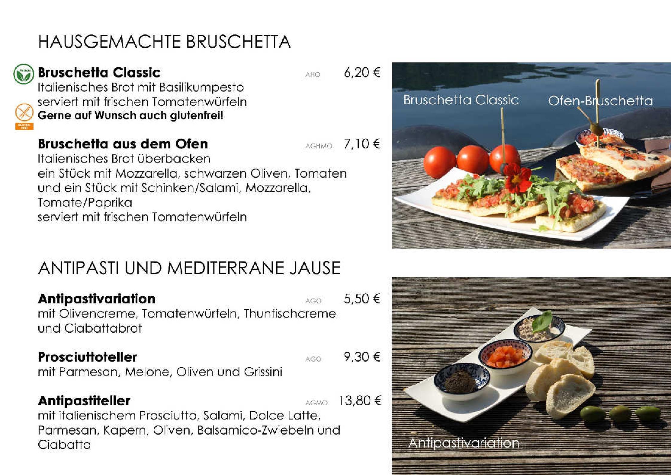 Speisekarte Café-Bistro Kap 4613 in Millstatt, Seite 45