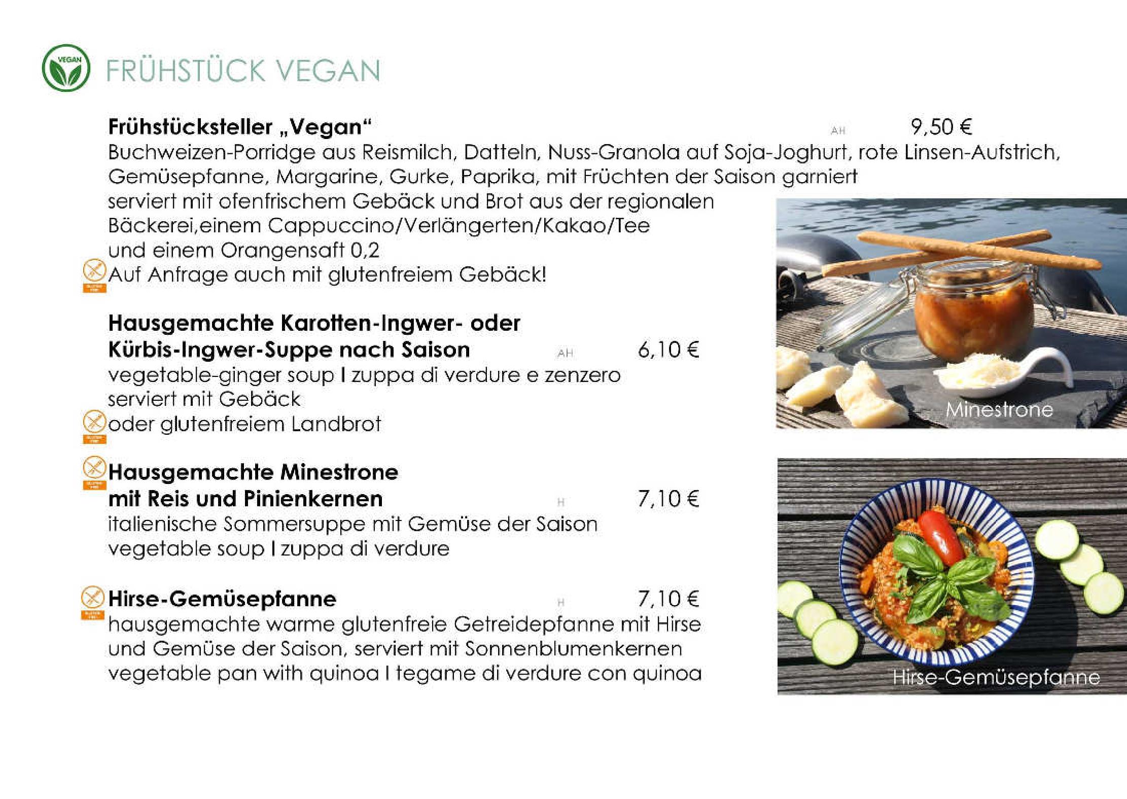 Speisekarte Café-Bistro Kap 4613 in Millstatt, Seite 30