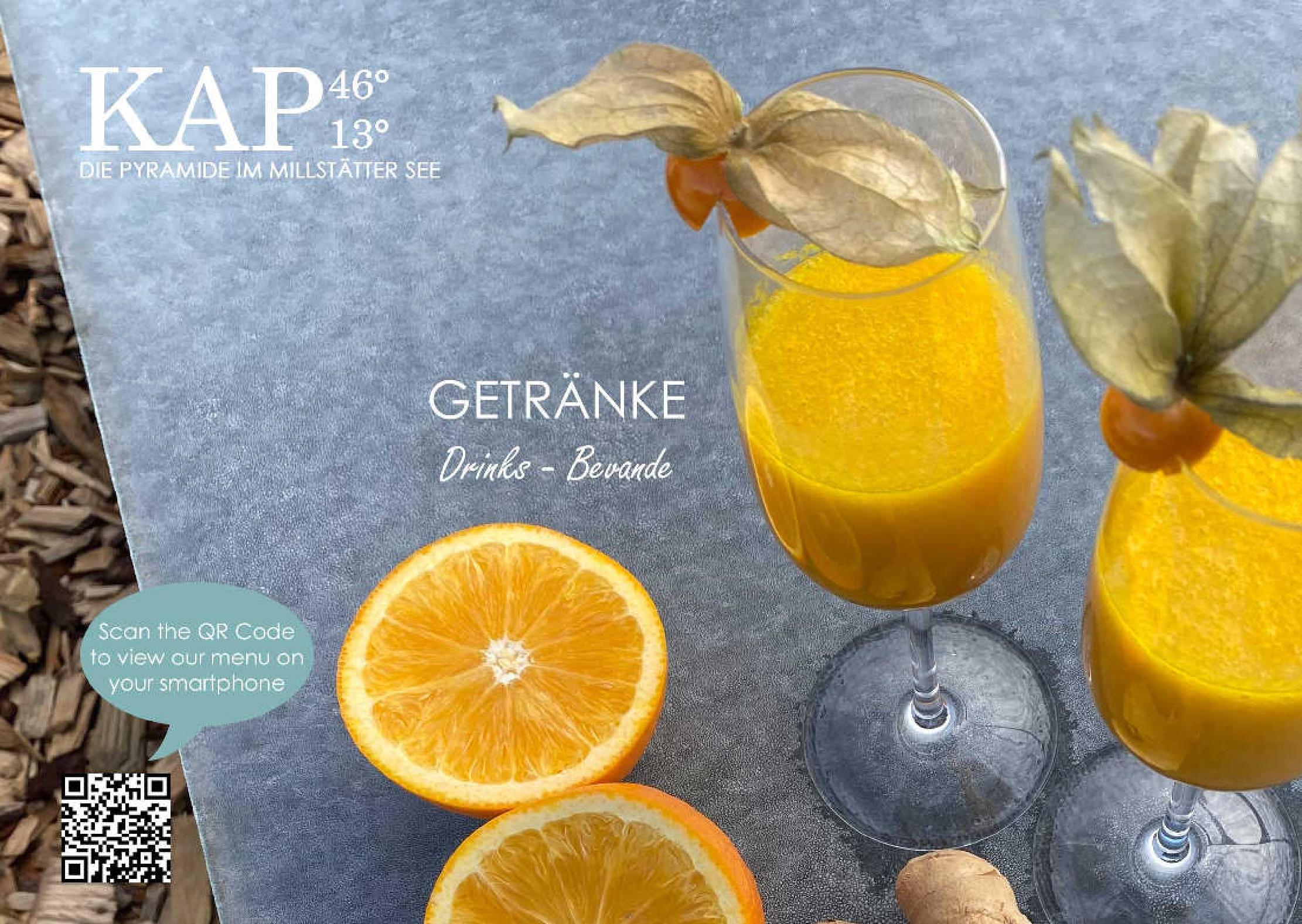Speisekarte Café-Bistro Kap 4613 in Millstatt, Seite 27