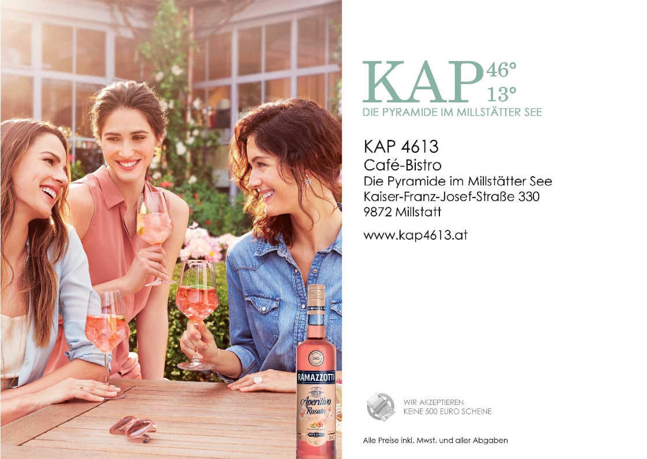 Speisekarte Café-Bistro Kap 4613 in Millstatt, Seite 7