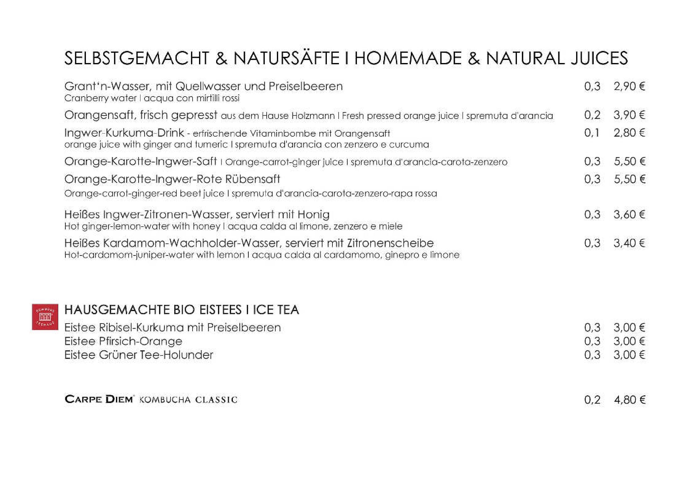 Speisekarte Café-Bistro Kap 4613 in Millstatt, Seite 23