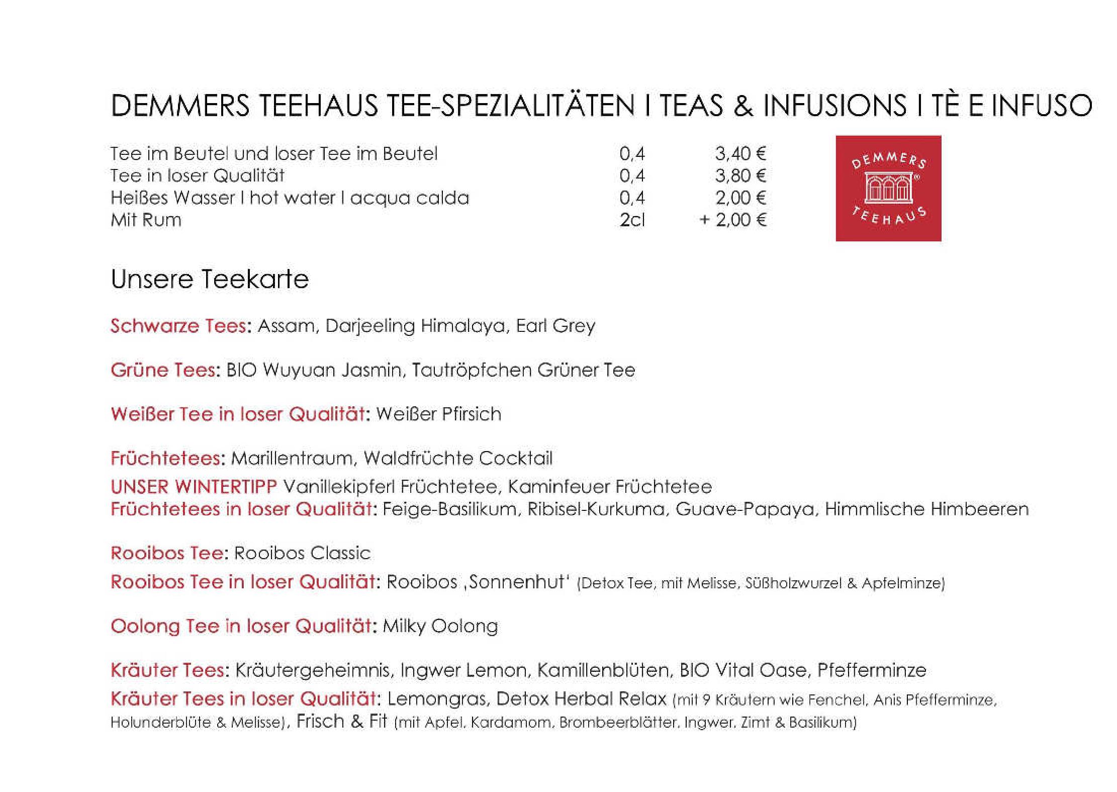 Speisekarte Café-Bistro Kap 4613 in Millstatt, Seite 17