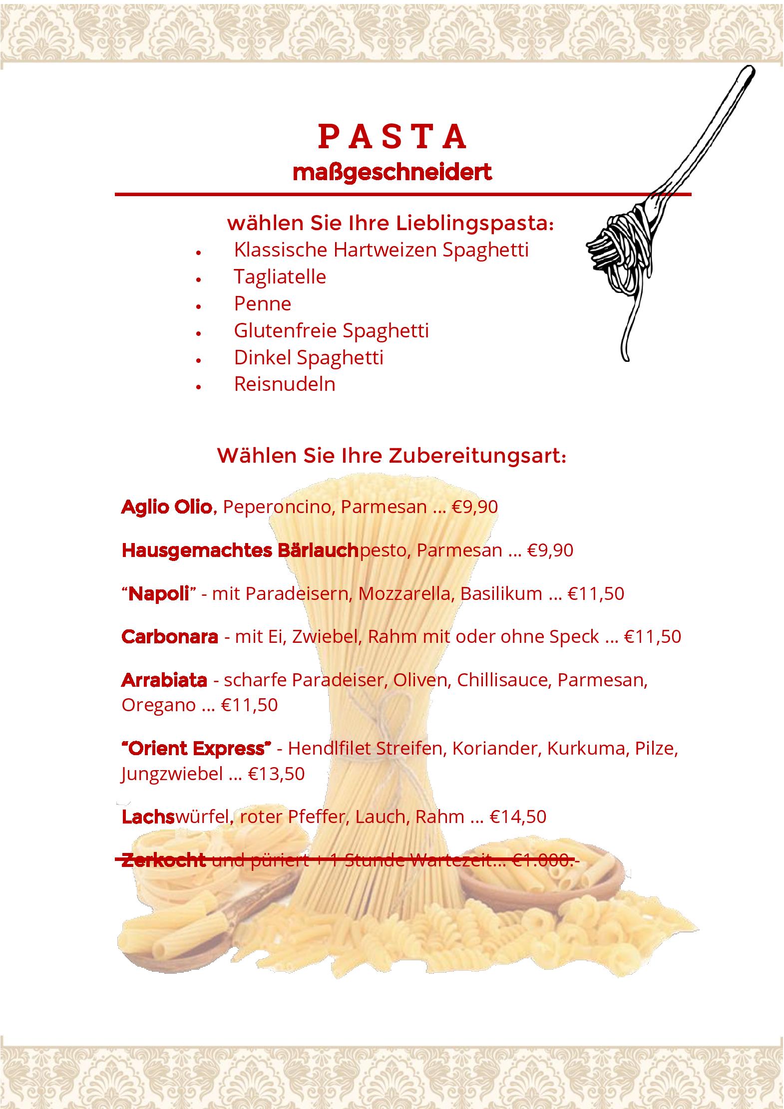 Speisekarte Restaurant Schönbrunner Stöckl in Wien, Seite 8