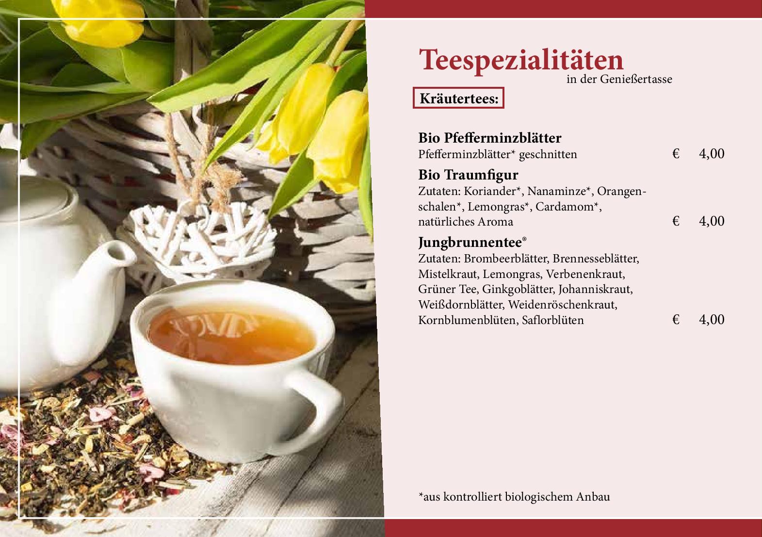 Speisekarte Cafe 172, Neuschäfer John-Patrick in Koessen, Seite 59