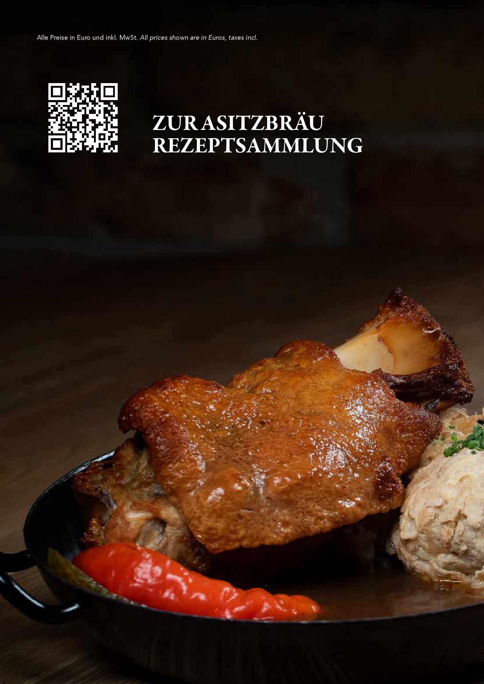 Speisekarte AsitzBräu in Leogang, Seite 15