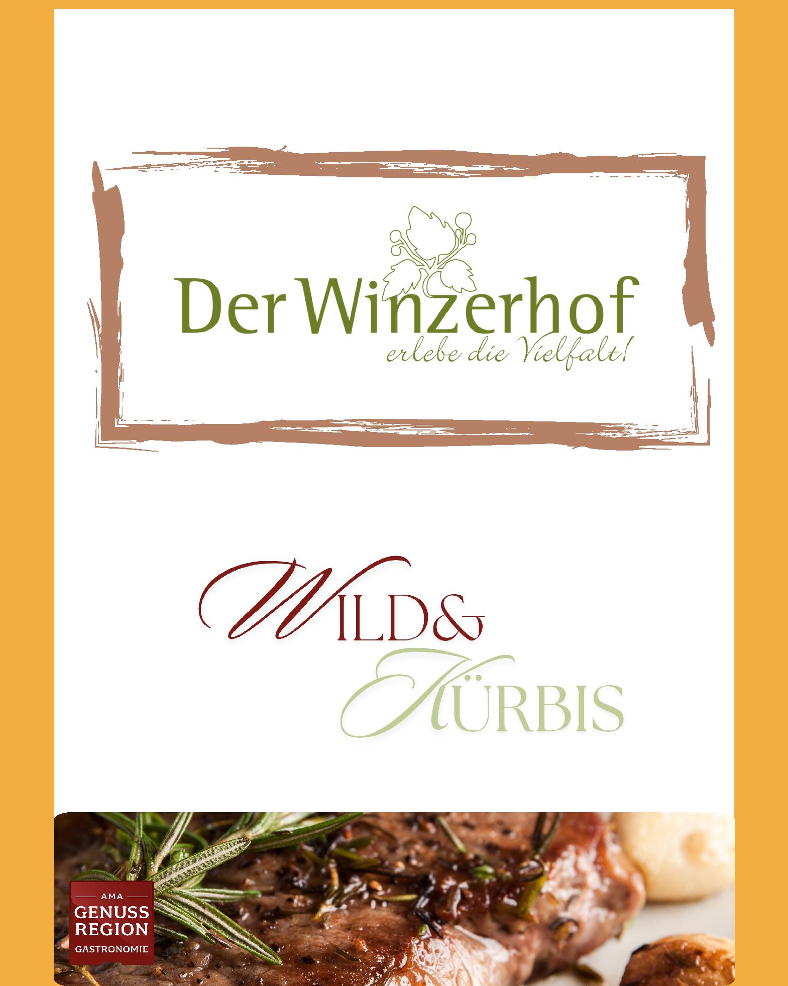 Speisekarte Der Winzerhof in Achau, Seite 1