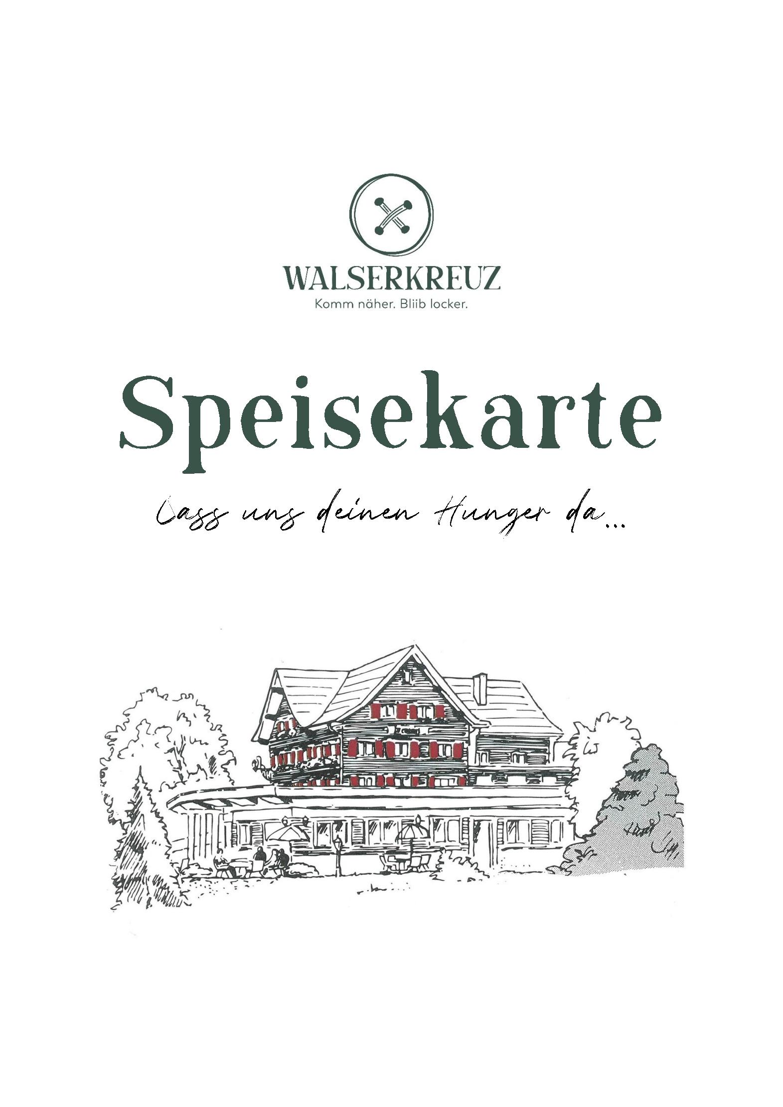 Speisekarte Walserkreuz in Hirschegg, Seite 21