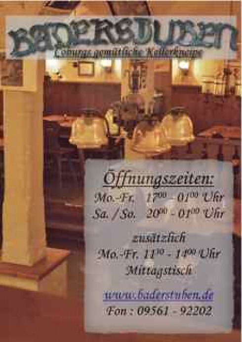 Restaurant Baderstuben (Coburgs gemütliche Kellerkneipe)